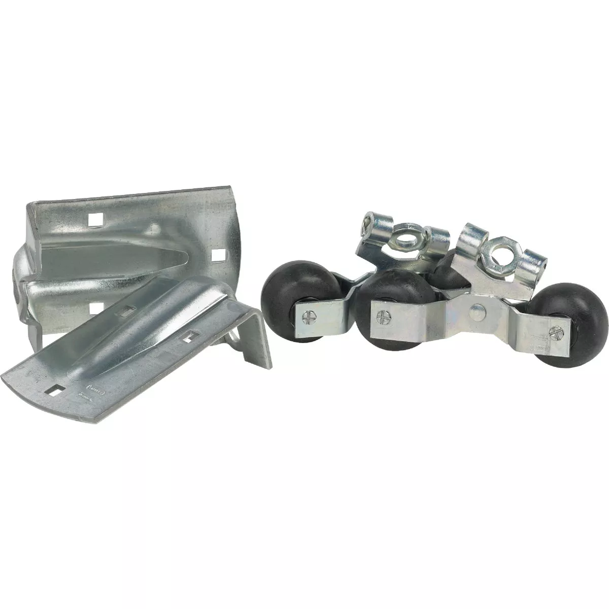 National Hardware Zinc-Plated Round Rail Door Strap Barn Door Hanger - photo 2
