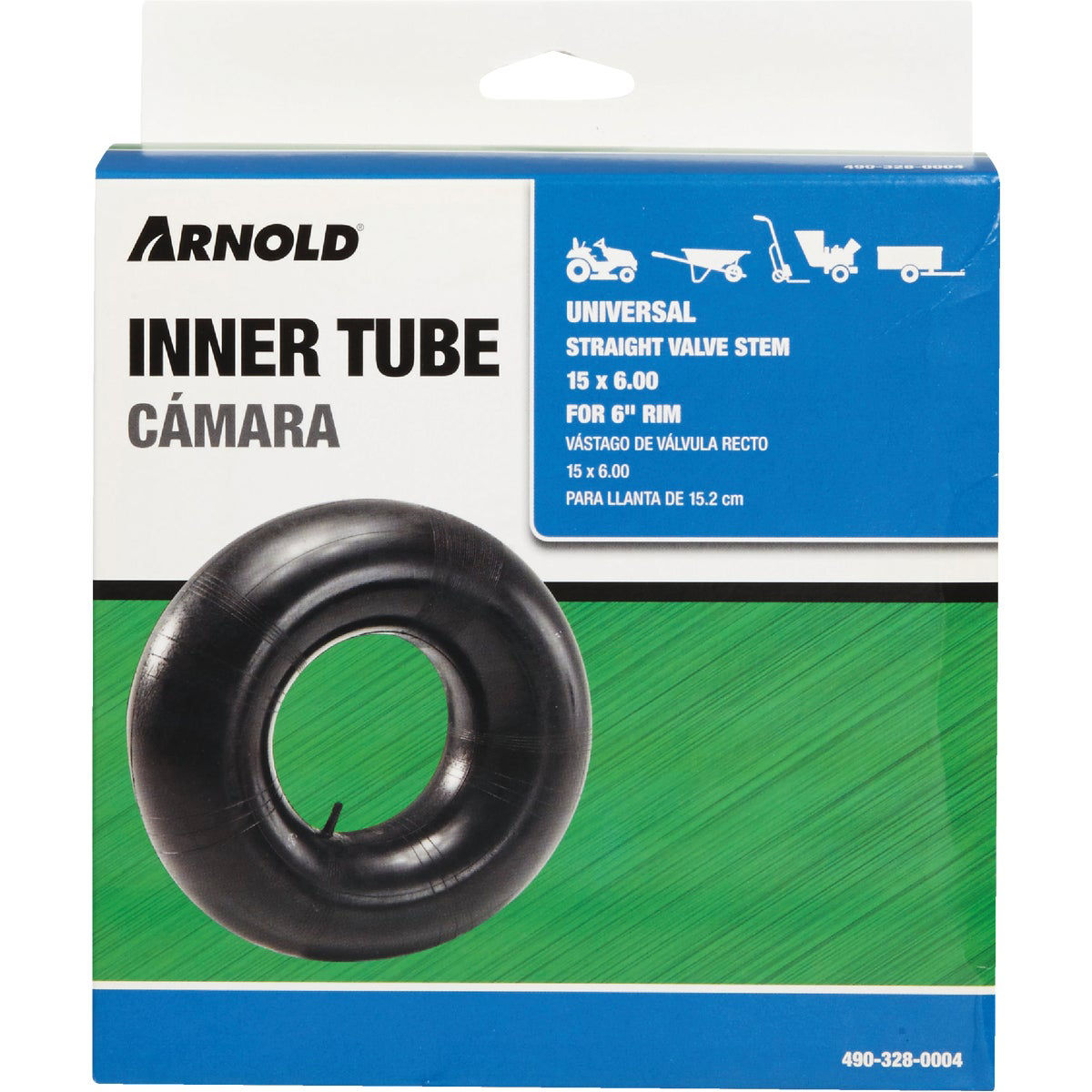 15 In. x 6 In. Replacement Lawn Mower Inner Tube