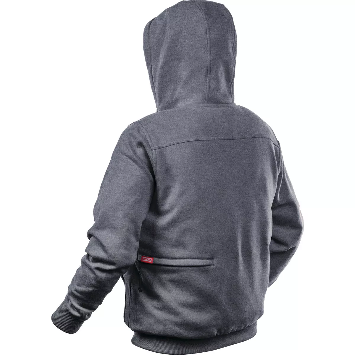 Milwaukee M12 Large Gray Men's Heated Full Zip Hooded Sweatshirt - photo 3