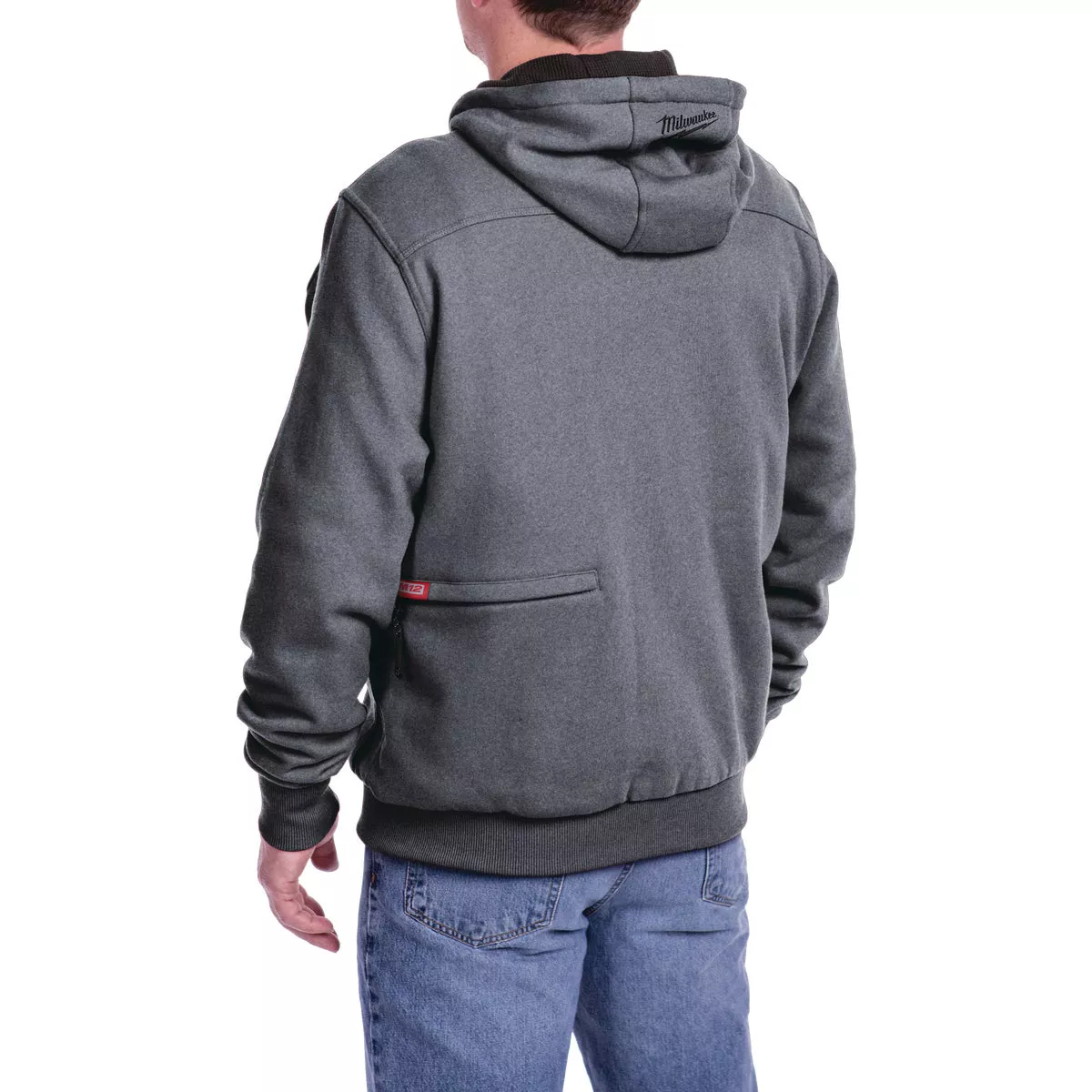 Milwaukee M12 Large Gray Men's Heated Full Zip Hooded Sweatshirt - photo 10