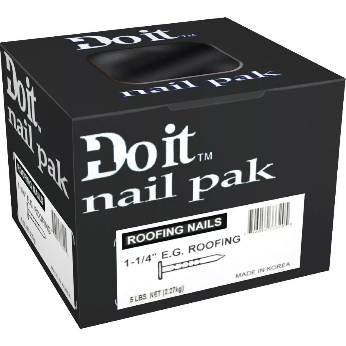 Do it 1-1/4 In. 11 ga Electrogalvanized Roofing Nails (1090 Ct., 5 Lb.) - photo 2