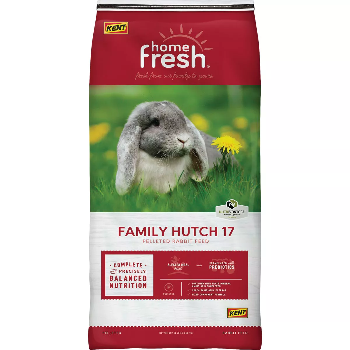 Kent Home Fresh Family Hutch 17 25 Lb. Rabbit Food Pellets