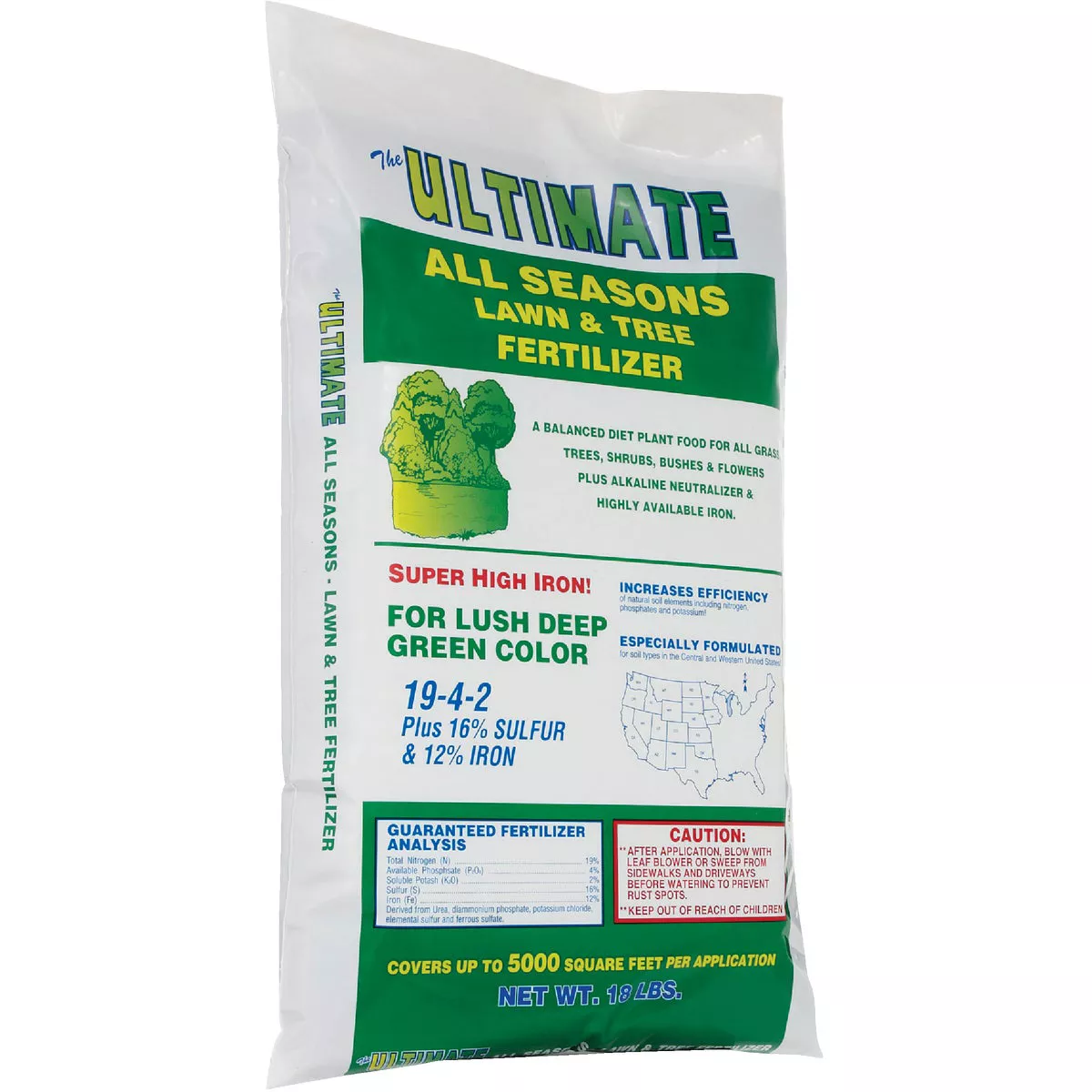 Ultimate 18 Lb. 5000 Sq. Ft. 19-4-2 All Seasons All Purpose Fertilizer - photo 4
