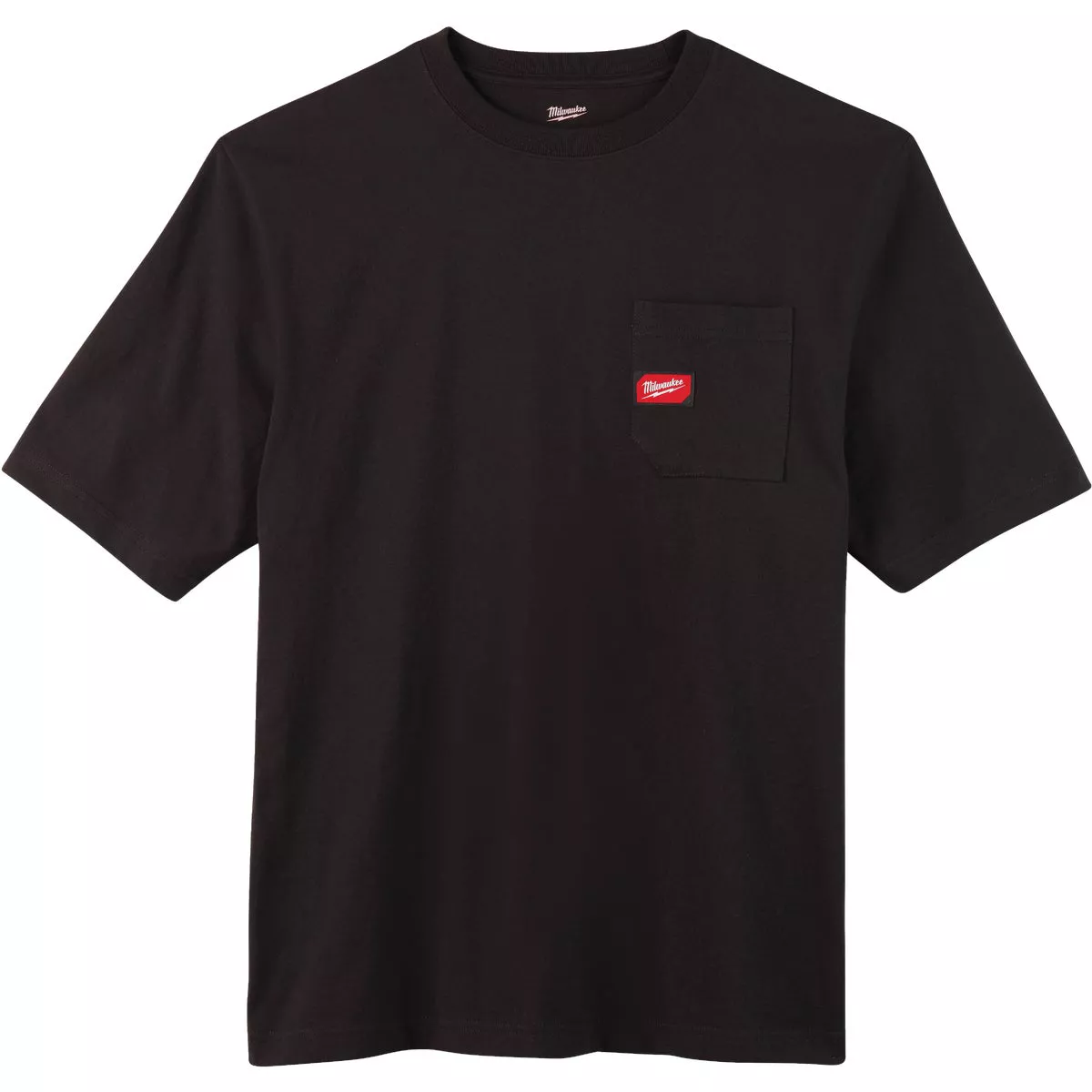 Milwaukee Large Black Short Sleeve Men's Heavy-Duty Pocket T-Shirt - photo 2