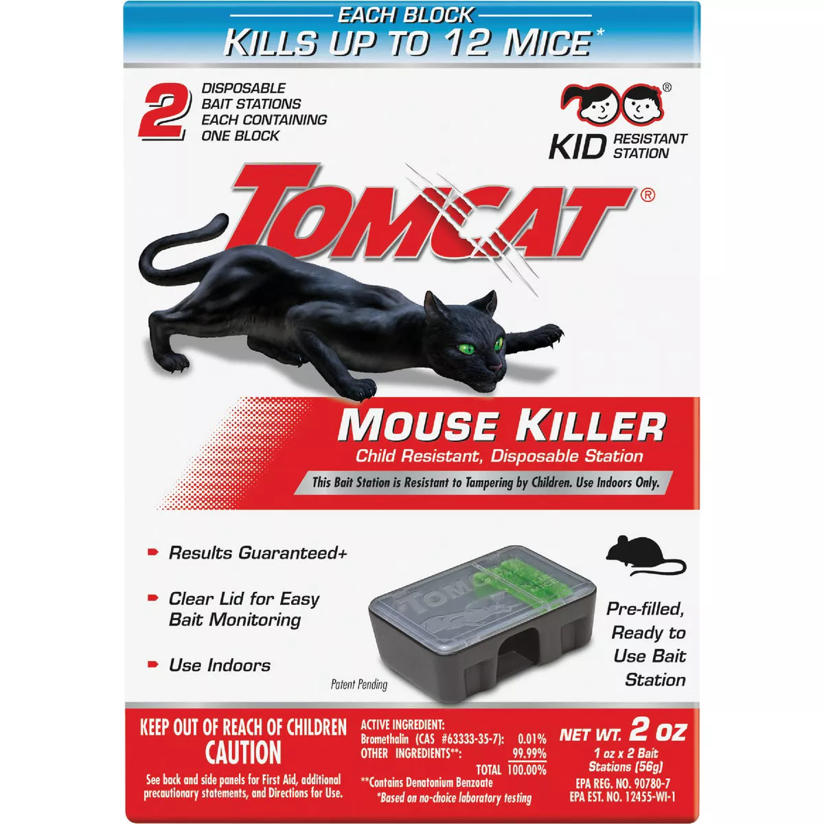 TOMCAT Disposable Bait Station Mouse Killer (2-Pack) - photo 2