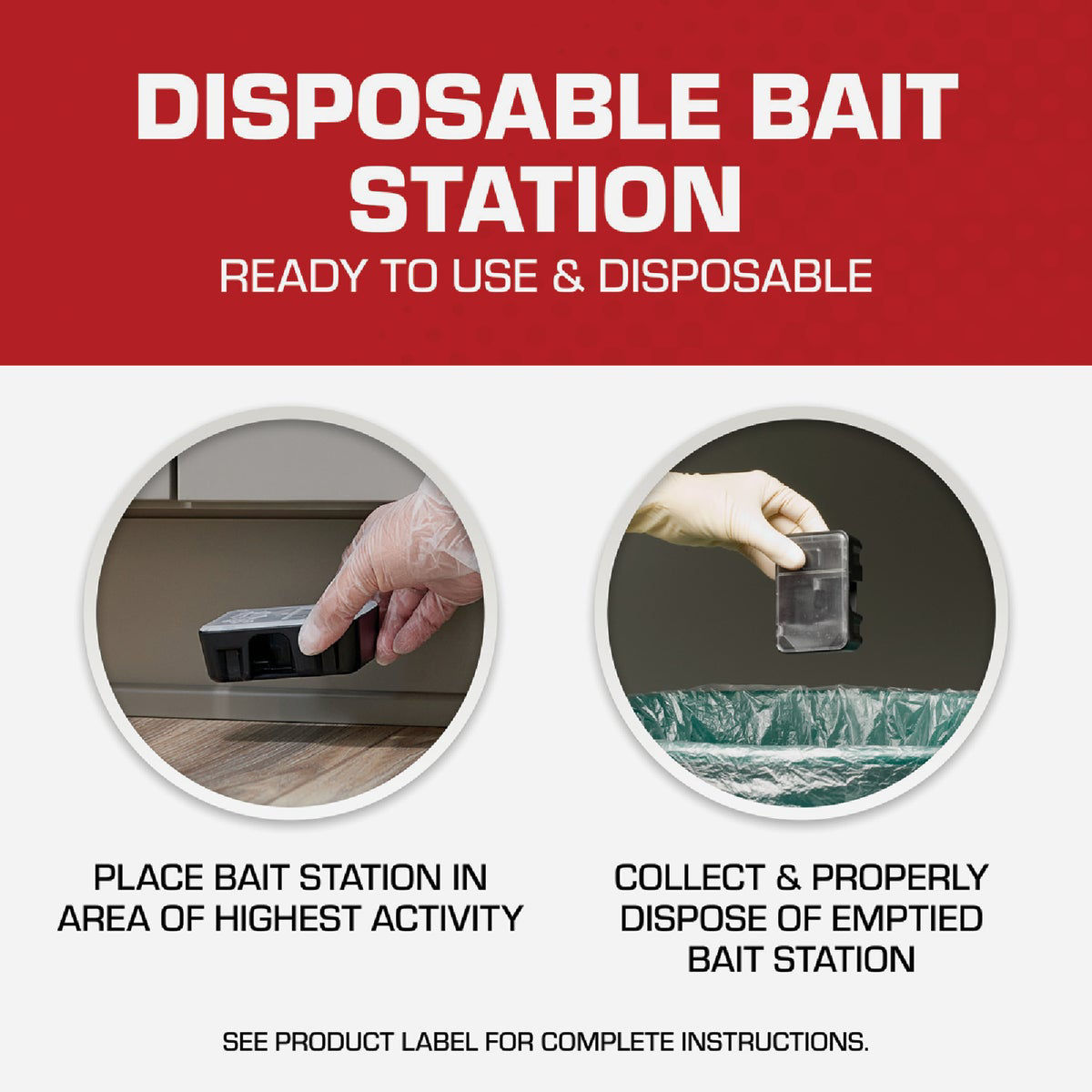 TOMCAT Disposable Bait Station Mouse Killer (4Pack) Do it Best