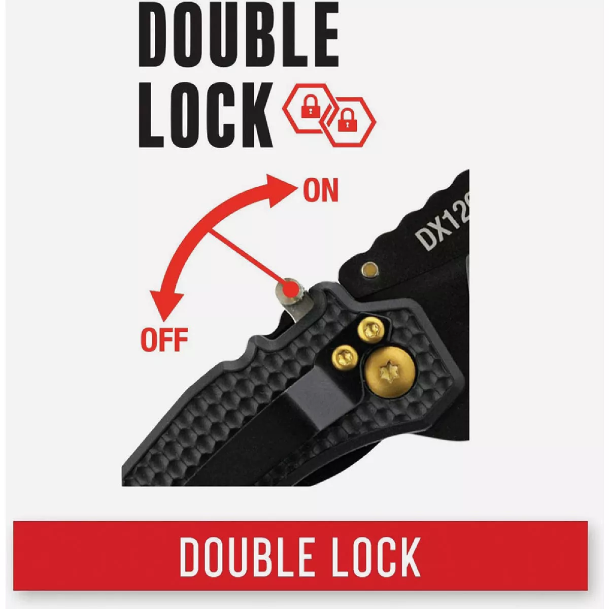Coast DX126 Double Lock Pro 1-1/4 In. Razor Folding Knife - photo 2