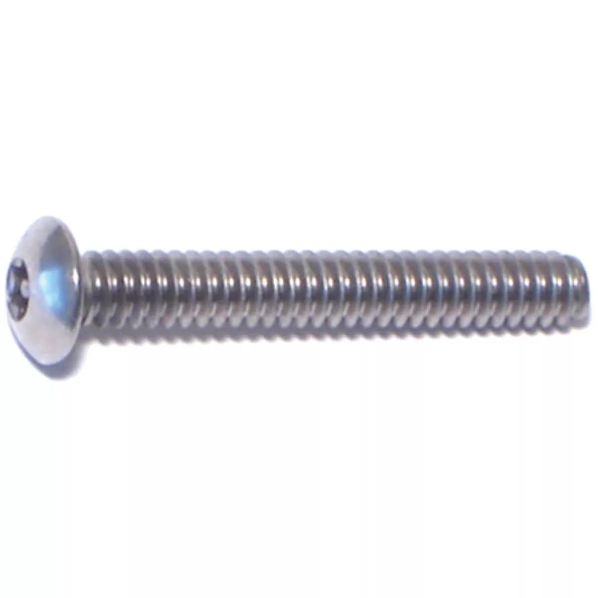 Midwest Fastener #6-32 x 1 In. 18-8 Stainless Steel Coarse Thread Security Star Drive Button Head Machine Screws (12 Ct.)-