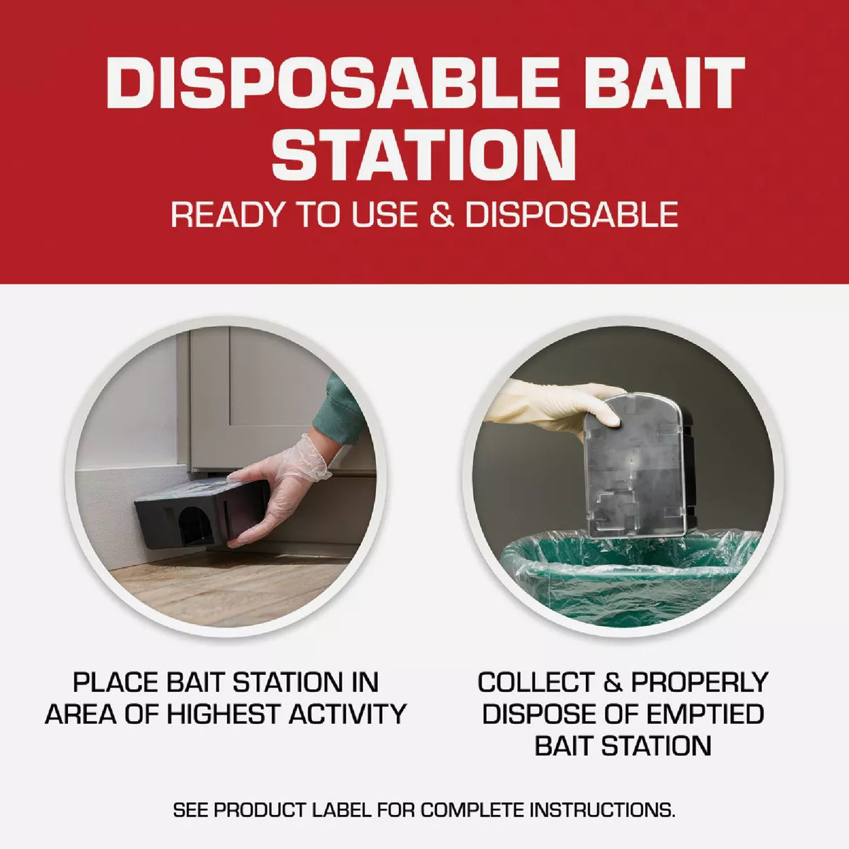 TOMCAT Disposable Bait Station Rat & Mouse Killer - photo 5