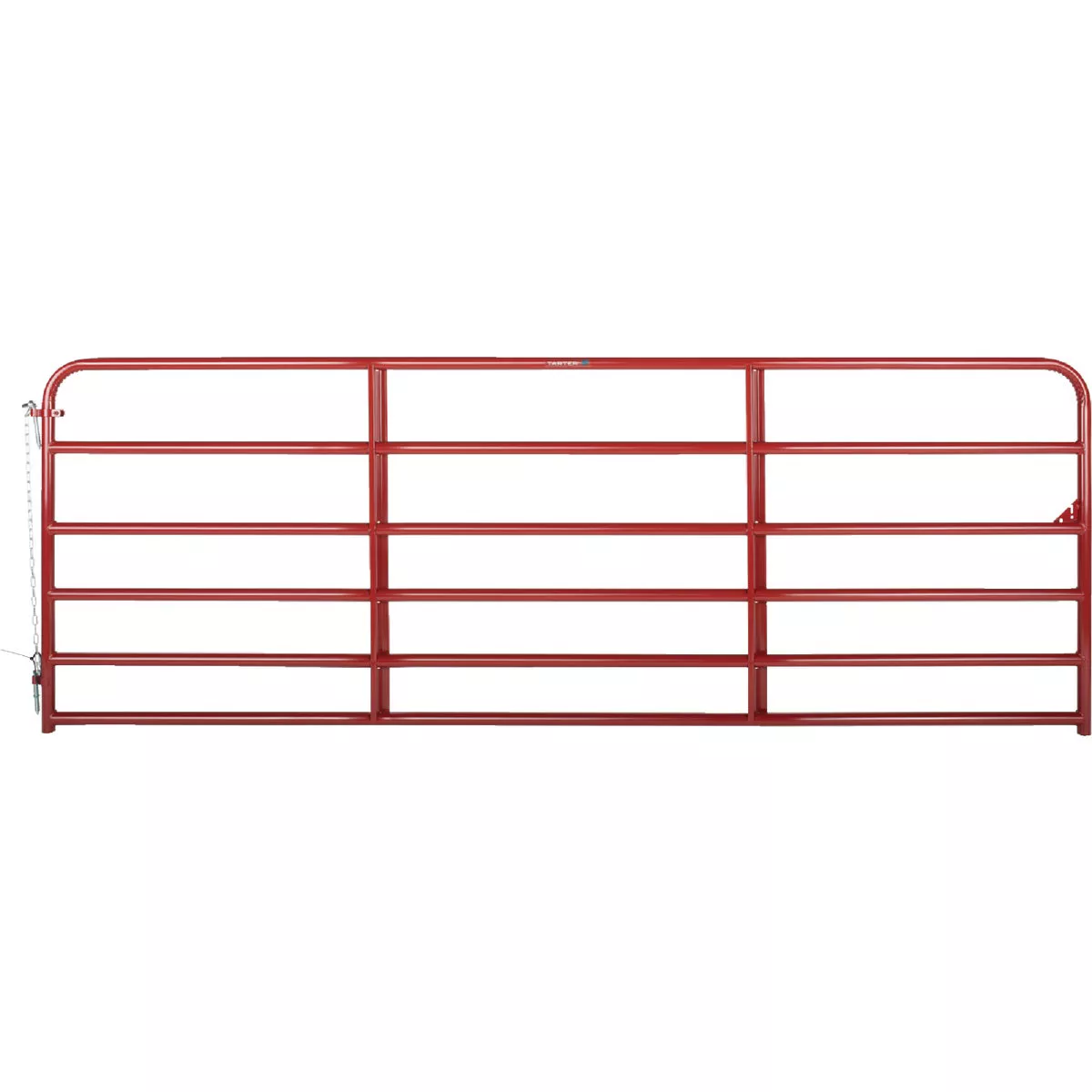 Tarter 50 In. H. x 12 Ft. L. x 1-3/4 In. Tube Diameter Red Economy Tube Gate