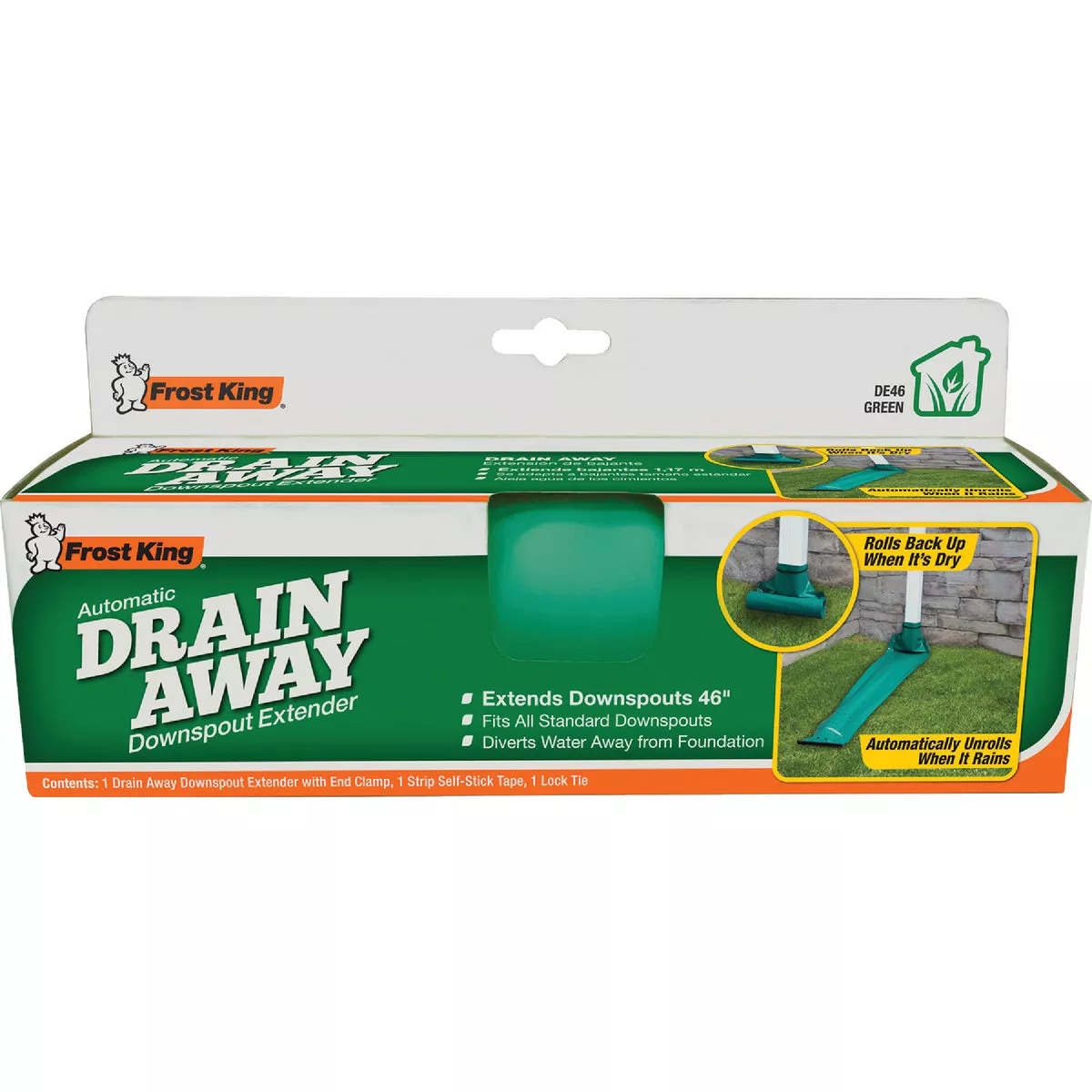 Frost King Automatic 46 In. Green Downspout Extender - photo 3