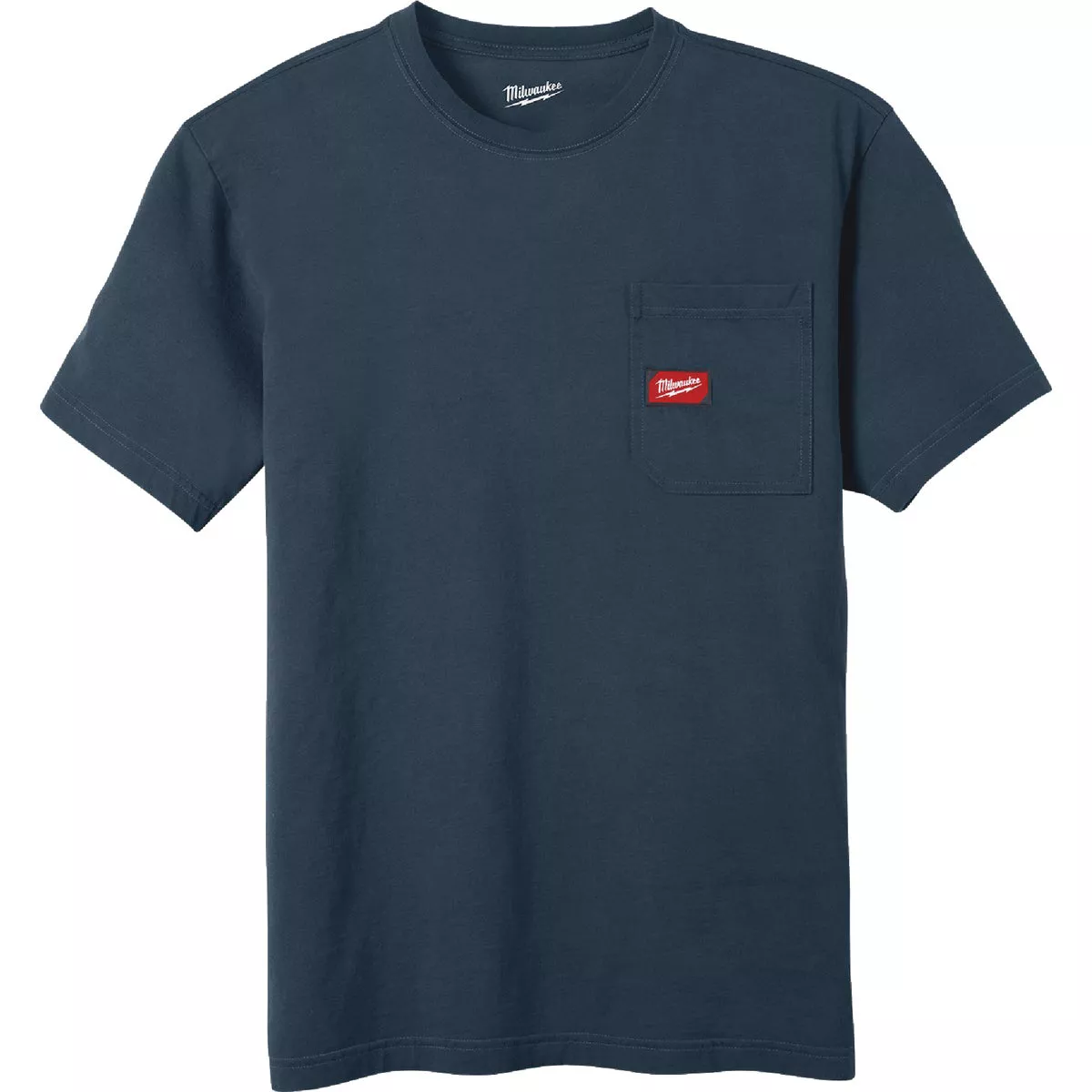 Milwaukee GridIron Men's XL Blue Short Sleeve Pocket T-Shirt