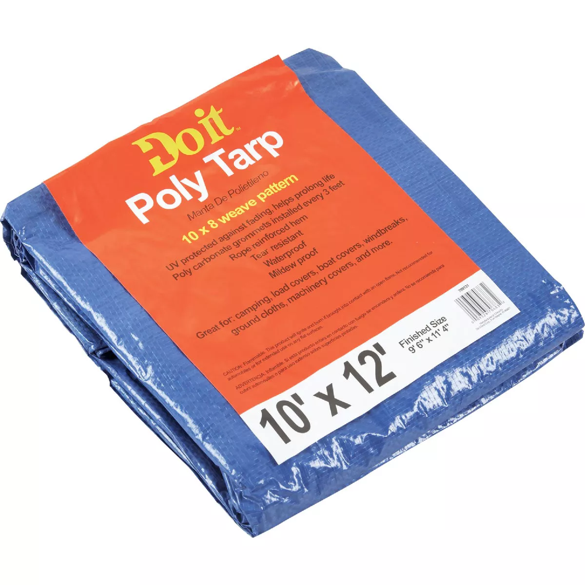 Do it Best Blue Woven 10 Ft. x 12 Ft. Medium Duty Poly Tarp - photo 2