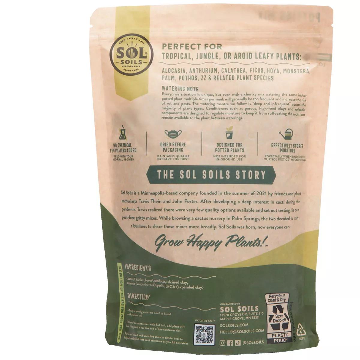 Sol Soils 2 Qt. Houseplant Chunky Mix - photo 2