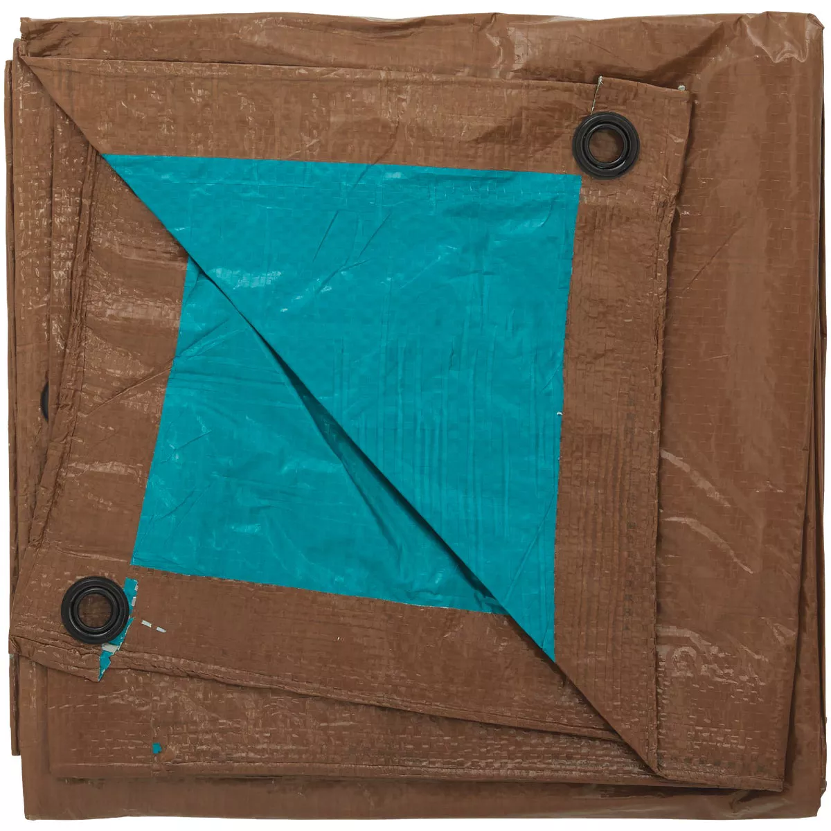Do it Best 1 Side Green/1 Side Brown Woven 5 Ft. x 7 Ft. Medium Duty Poly Tarp - photo 3