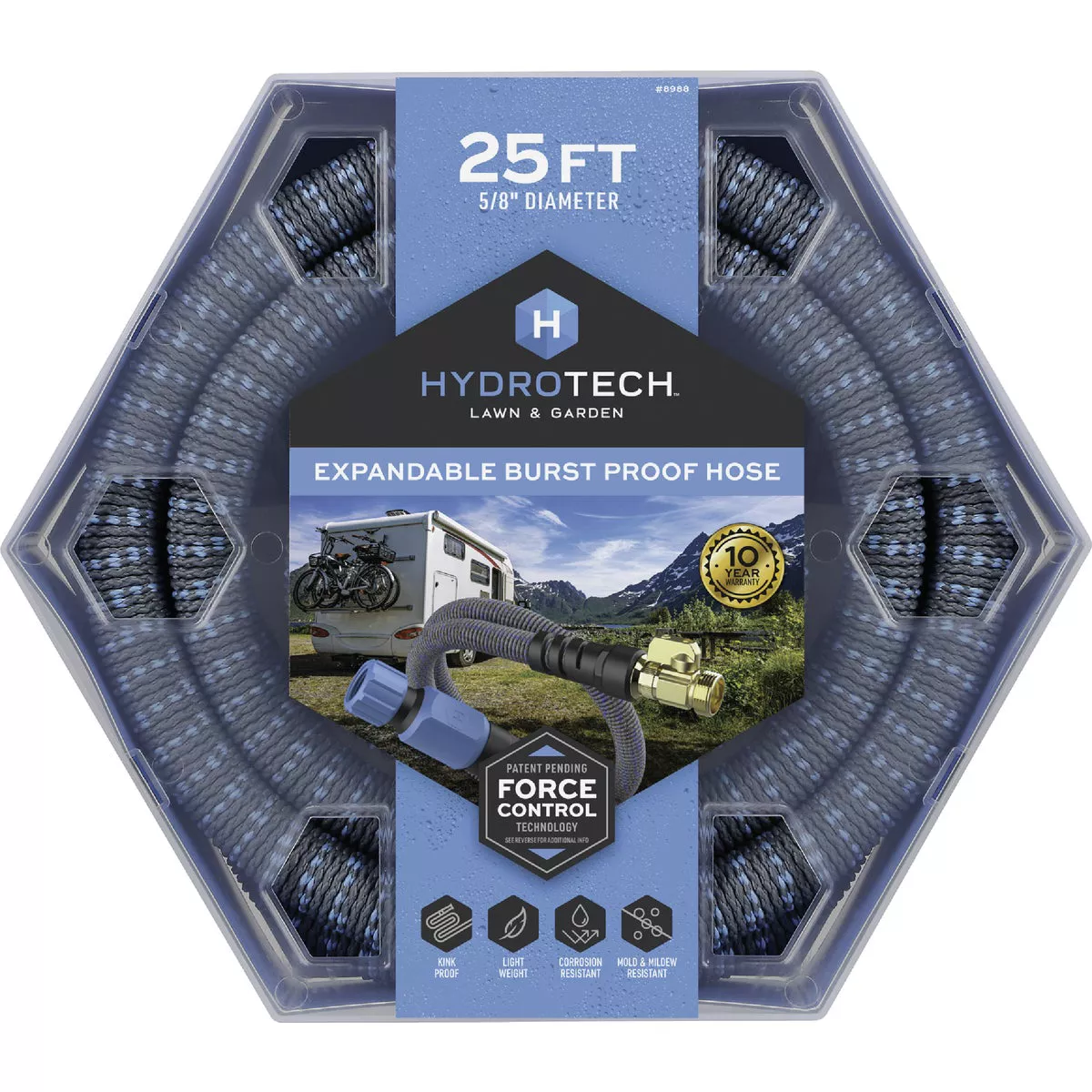 Hydrotech 5/8 In. x 25 Ft. Expandable Burst Proof Hose - Blue - photo 9