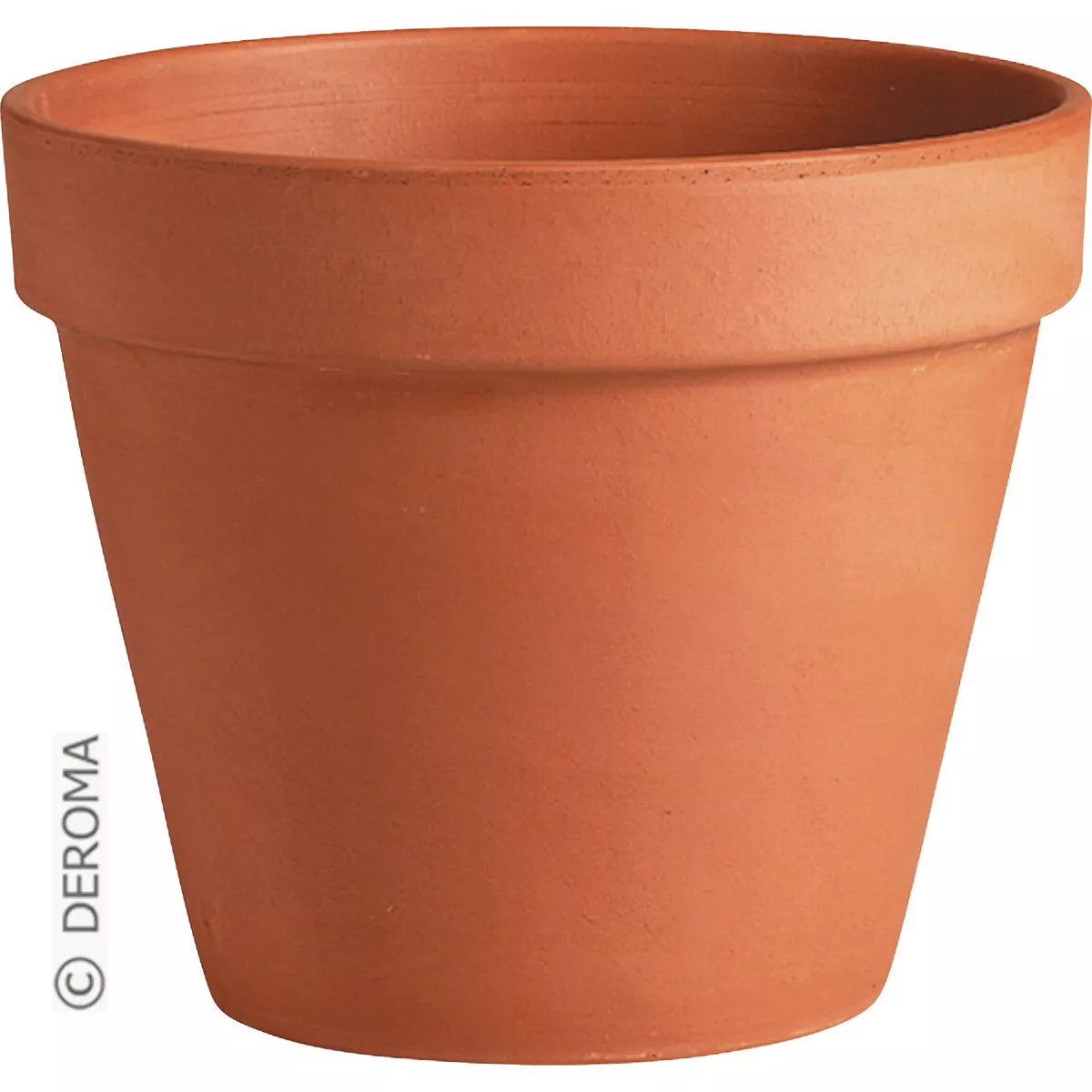 Deroma 3.5 In. Red Terra Cotta Clay Standard Planter