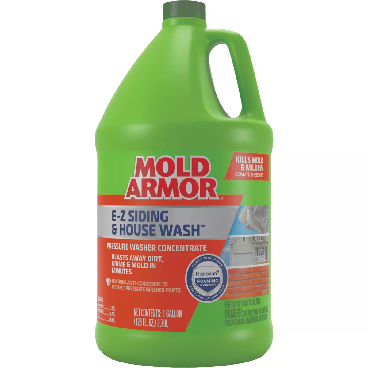 Mold Armor 1 Gal. E-Z Siding & House Pressure Washer Concentrate with Microban
