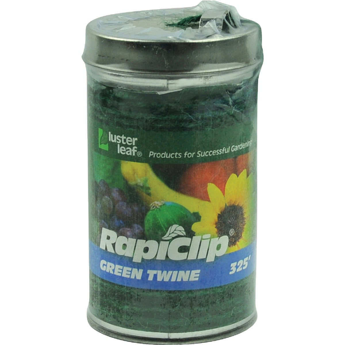 Rapiclip 325 Ft. Green Jute Garden Twine Plant Tie with Cutting