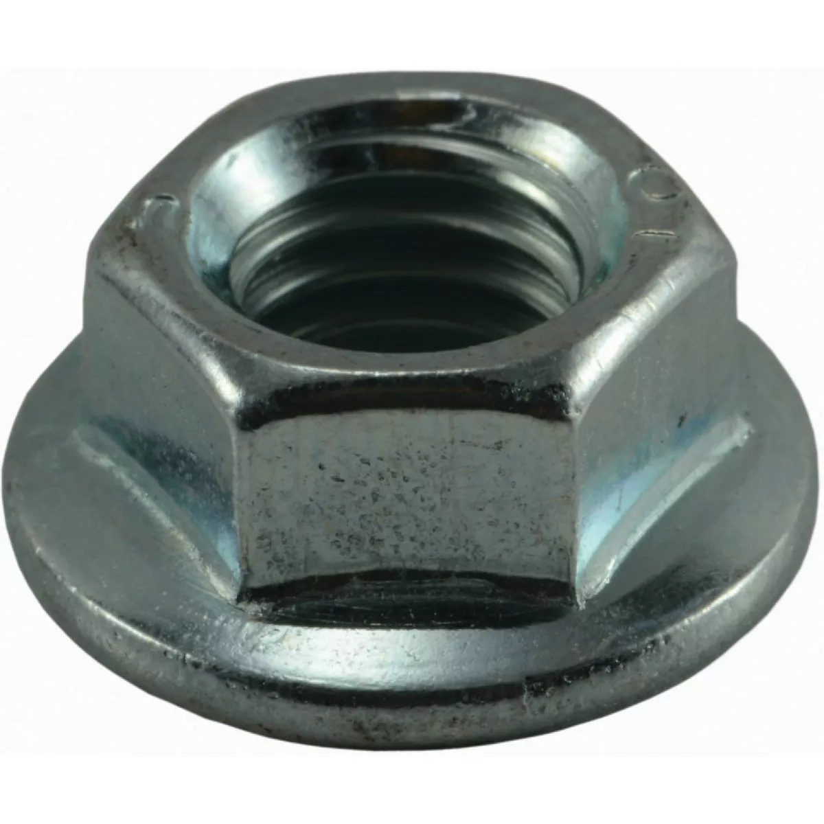 Midwest Fastener 8mm-1.25 Zinc Plated Class 10 Steel Coarse Thread JIS Flange Nuts (30 Ct.)-