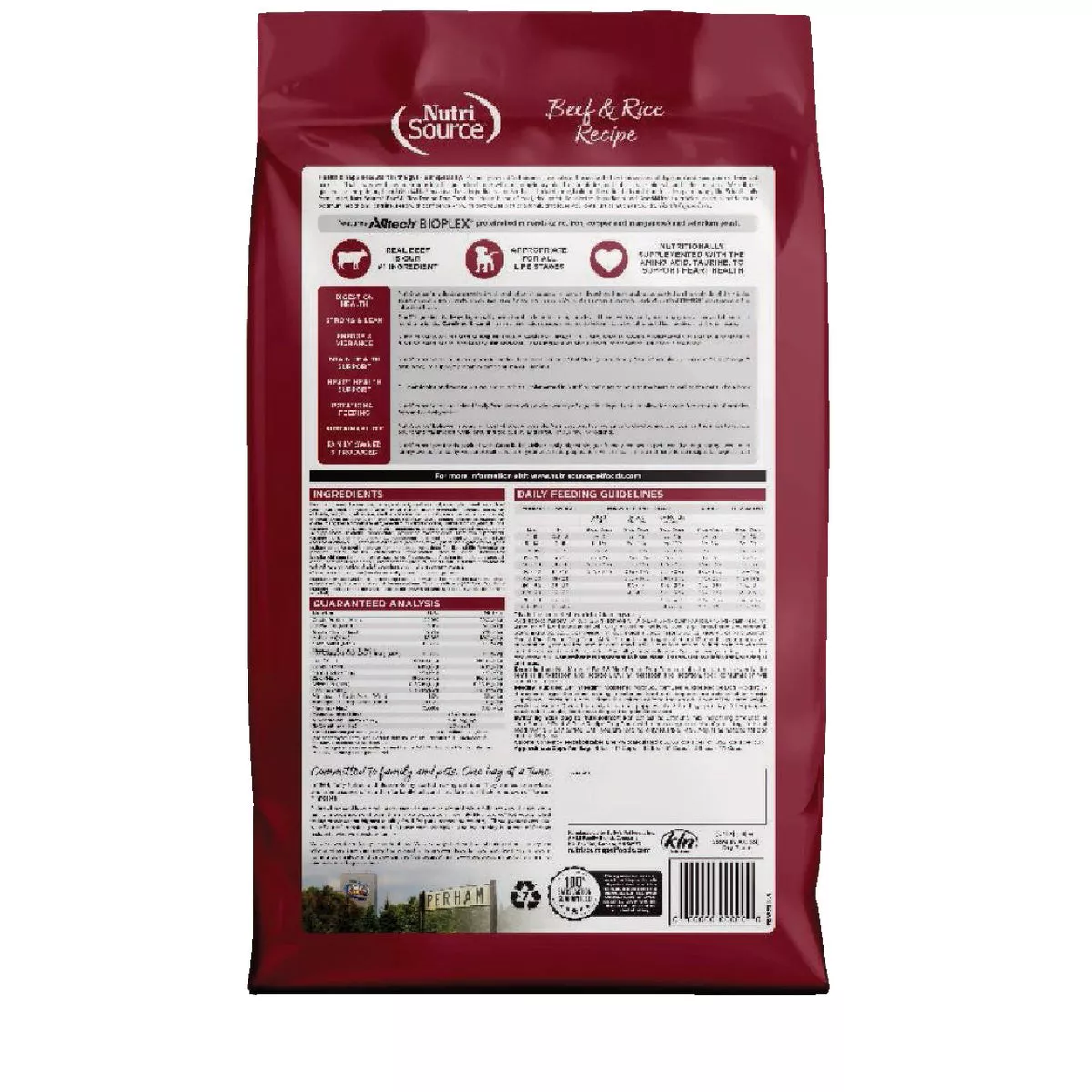 NutriSource 26 Lb. Beef & Rice Recipe Dog Food - photo 7