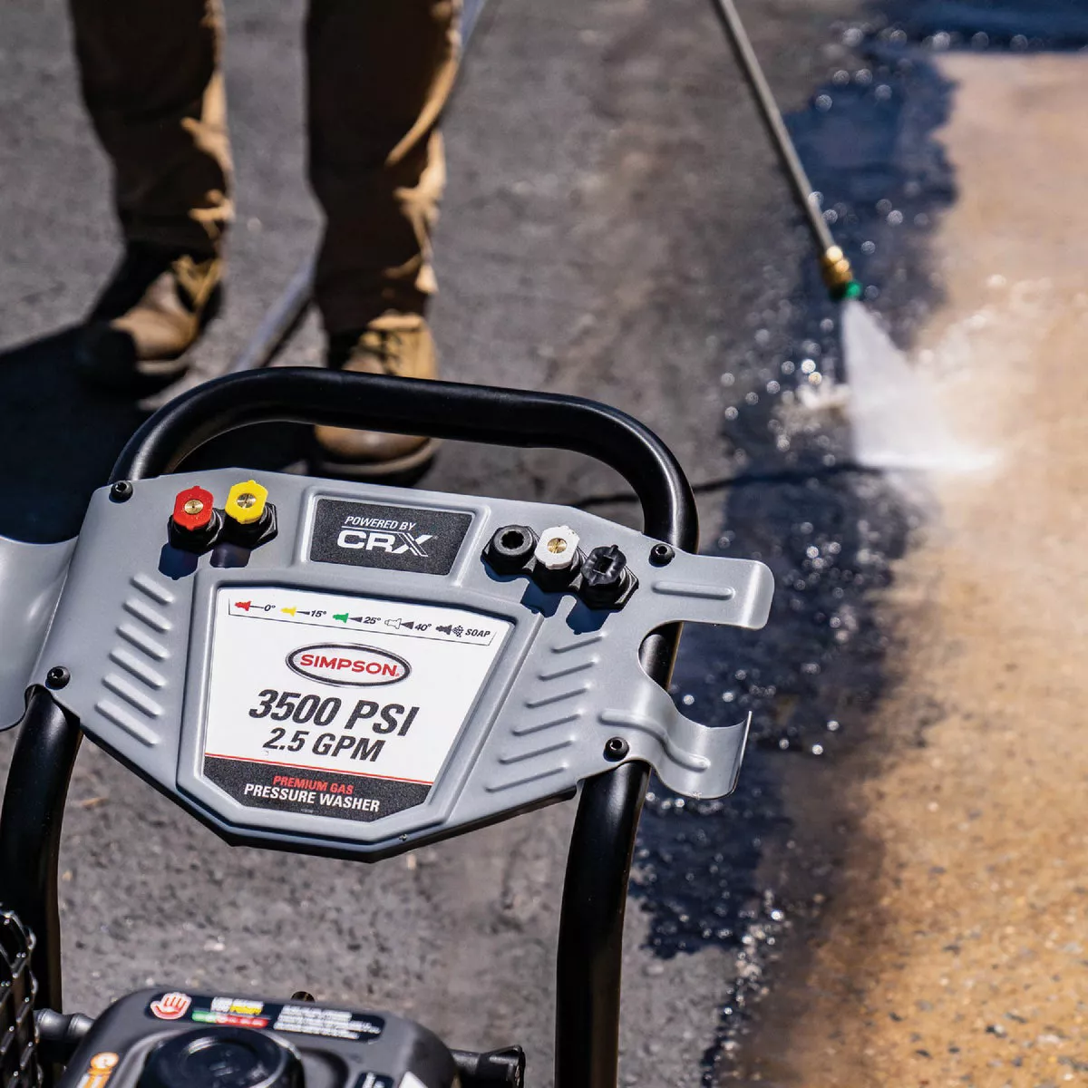 Simpson PowerShot 3500 psi 2.5 GPM Cold Water Professional Gas Pressure Washer - photo 7