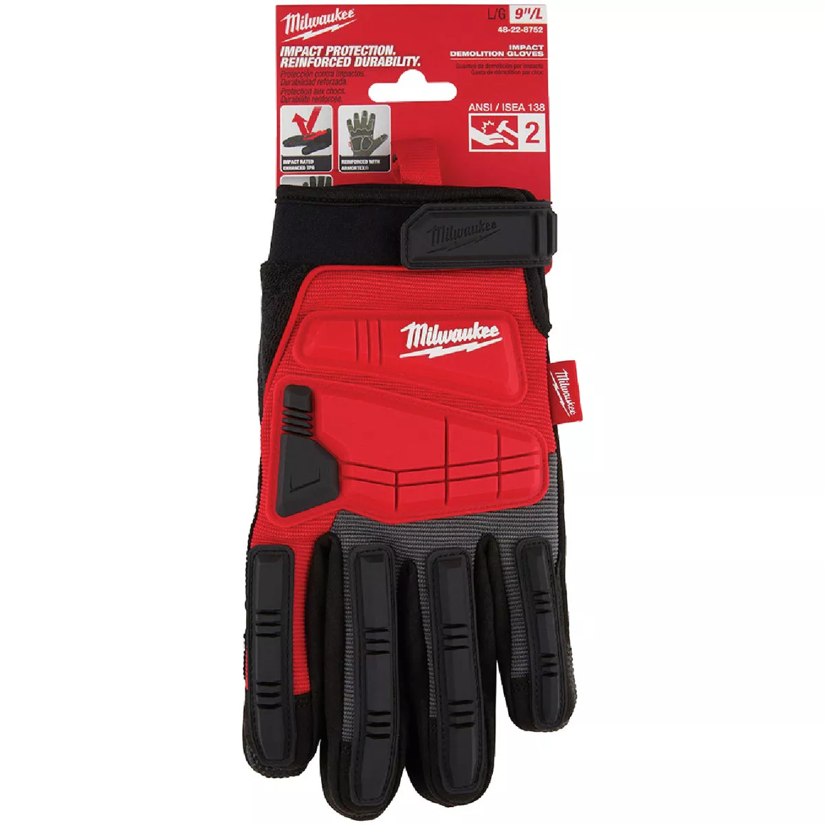 Milwaukee Unisex Medium Synthetic Leather Impact Demolition Glove - photo 3