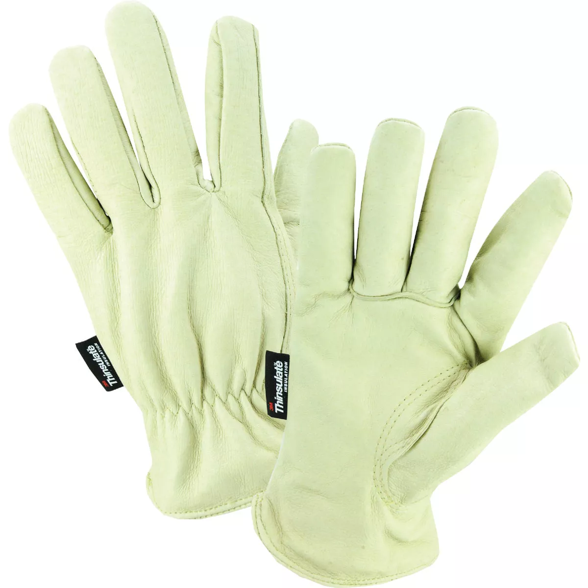 West Chester Protective Gear Men's XL Grain Pigkin Leather Driver Winter Work Glove