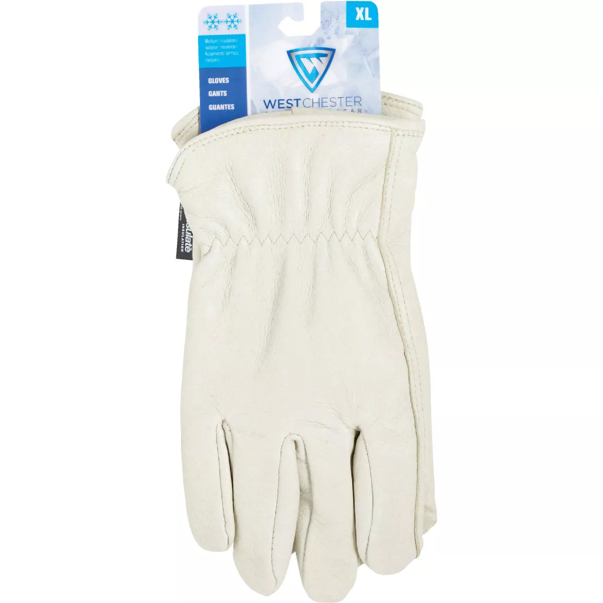 West Chester Protective Gear Men's XL Grain Pigkin Leather Driver Winter Work Glove - photo 2