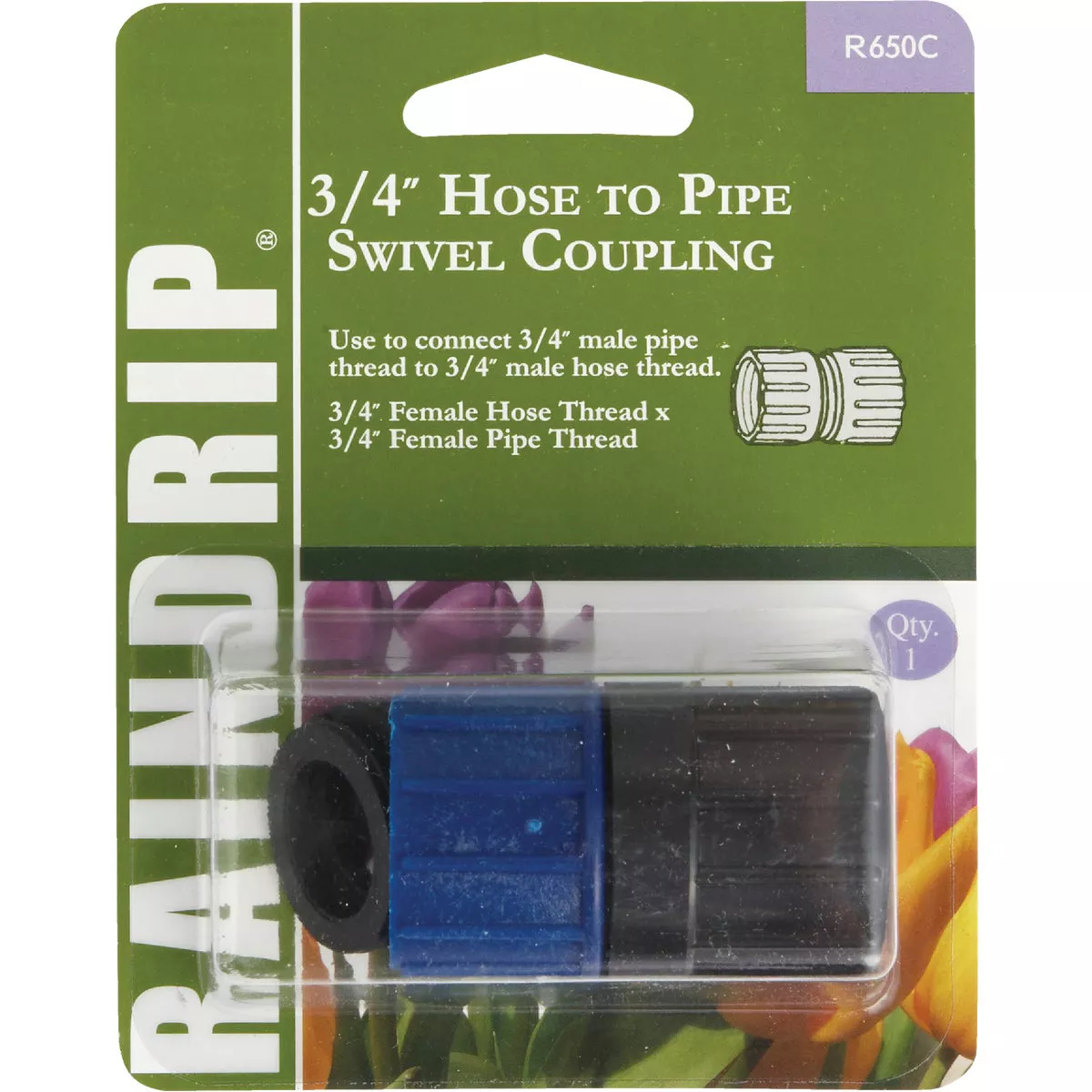 Raindrip 3/4 In. Tubing Swivel Coupling