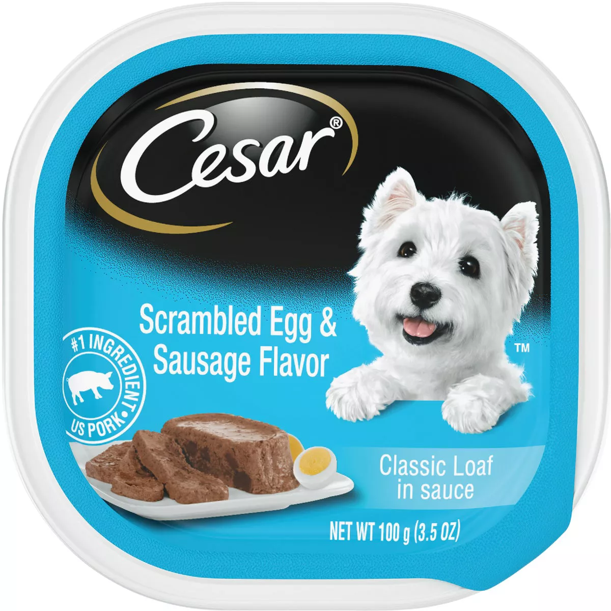 Cesar Classic Loaf Scrambled Egg & Sausage Adult Wet Dog Food, 3.5 Oz.
