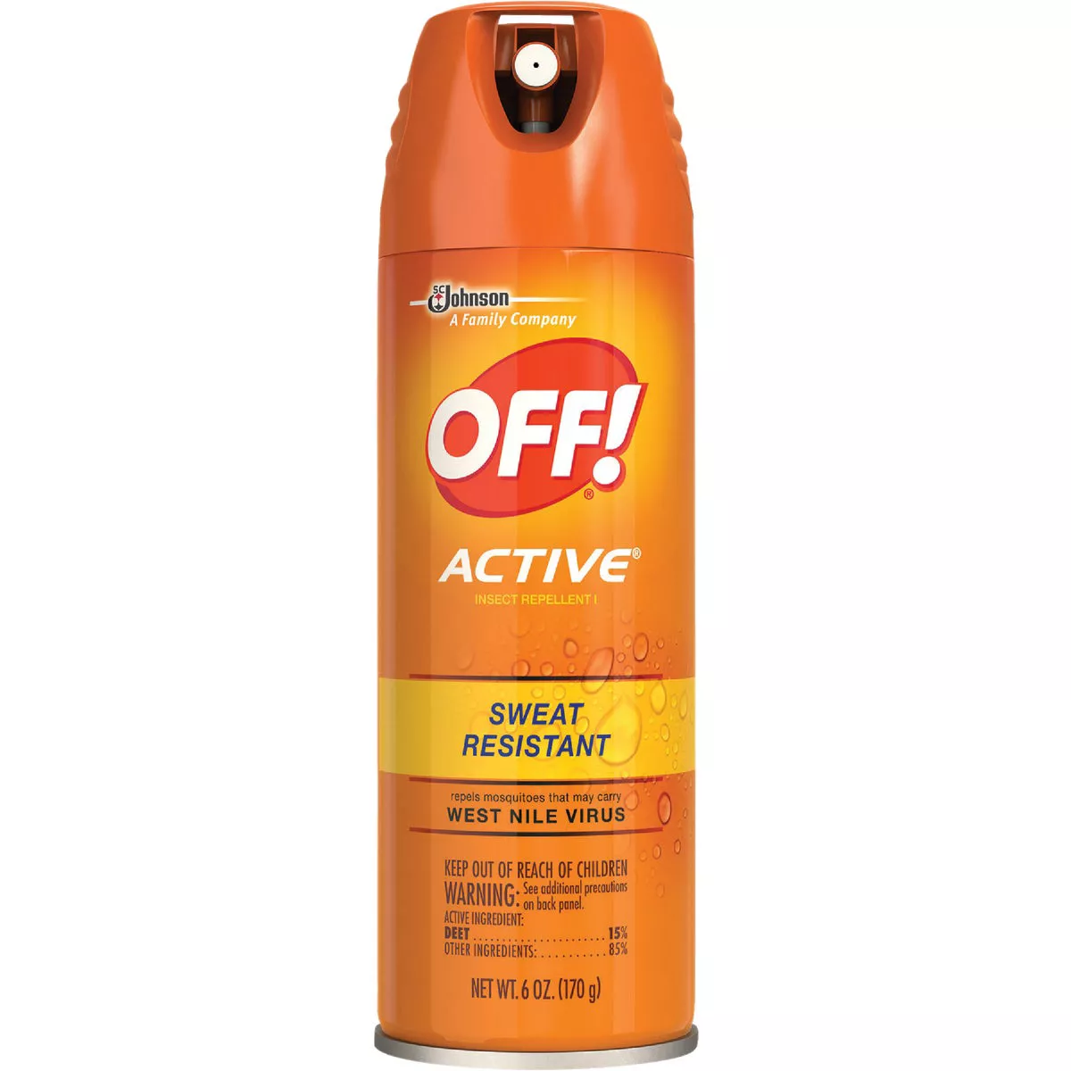 OFF! Active 6 Oz. Insect Repellent Aerosol Spray