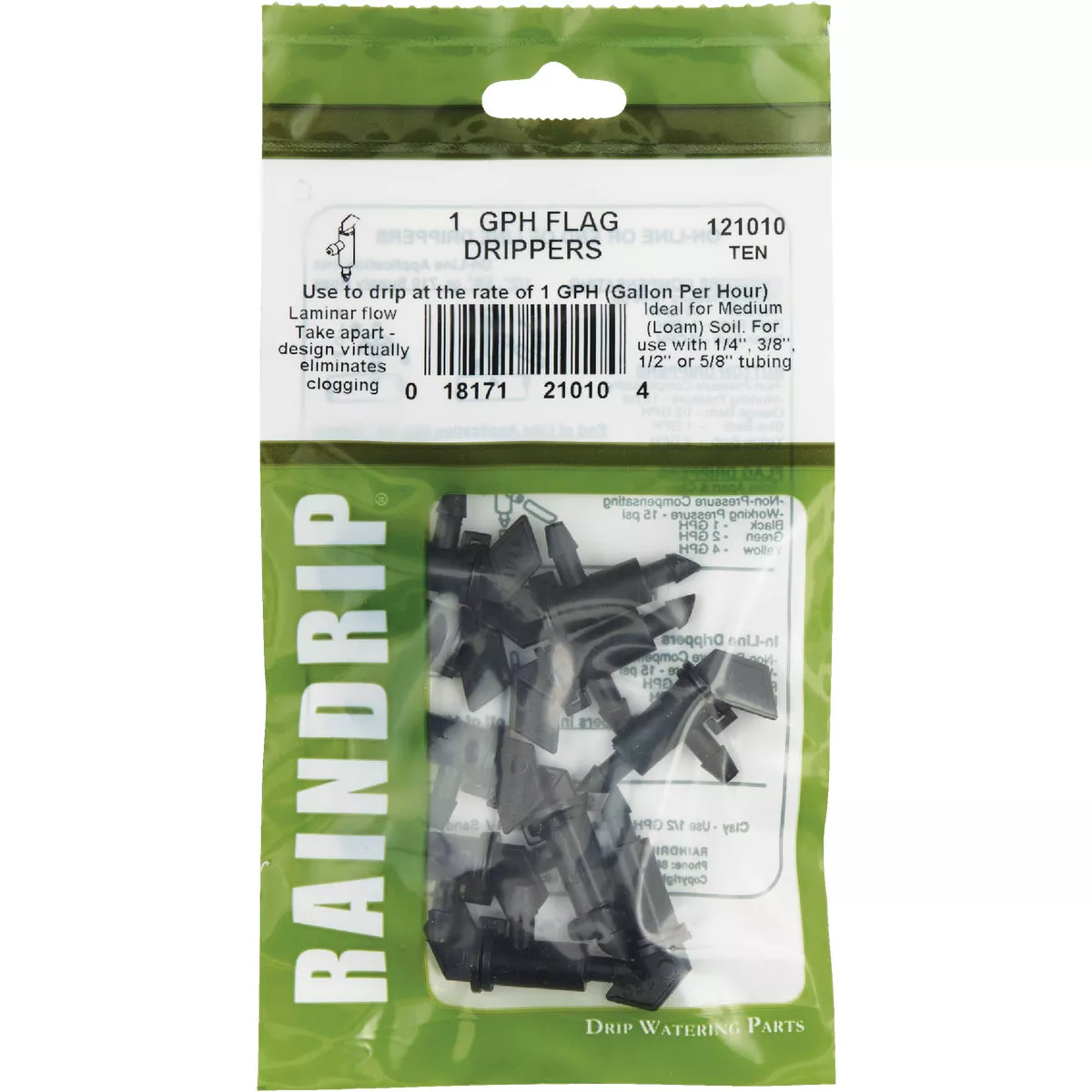 Raindrip 1 GPH Flag Dripper (10-Pack) - photo 2