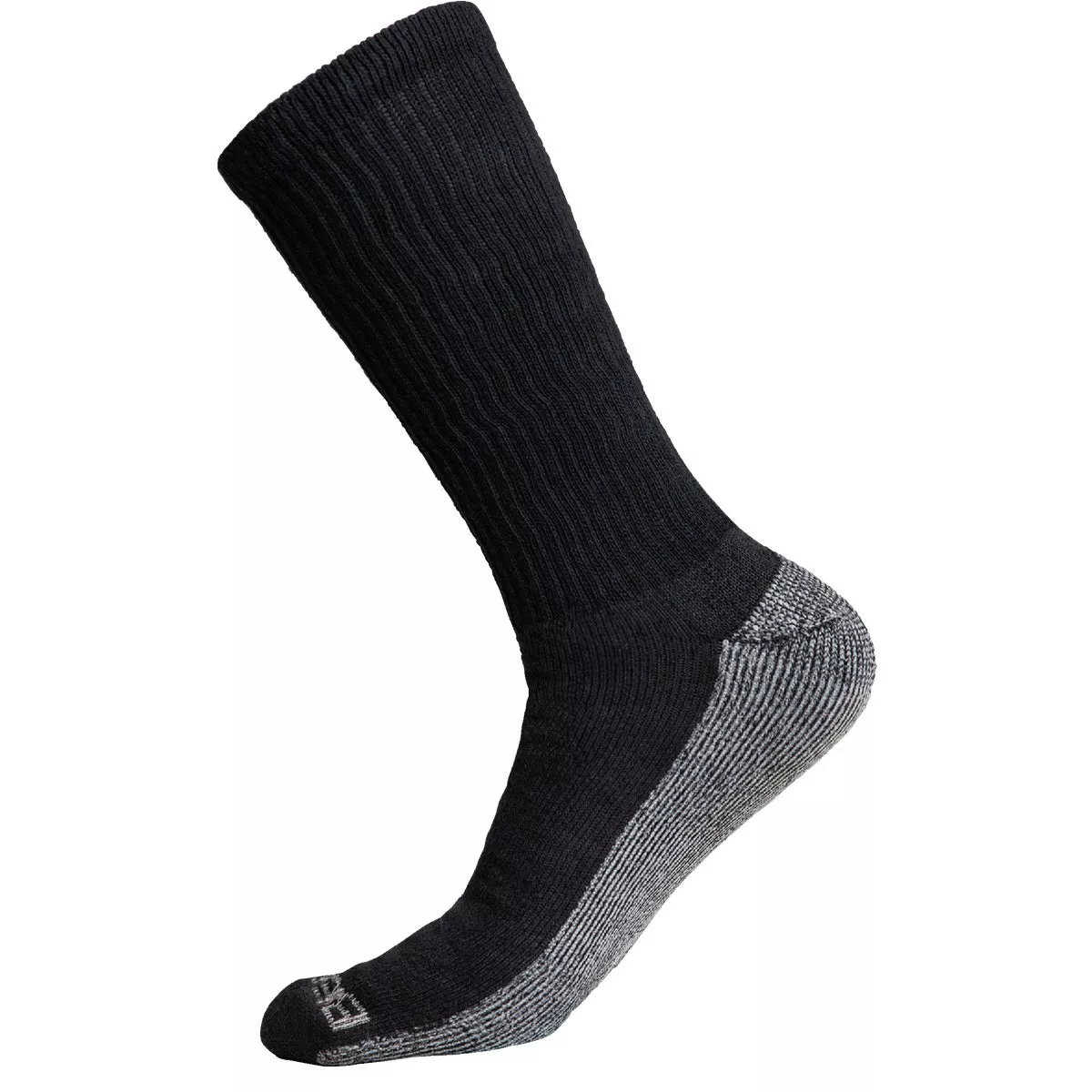 Berne Men's 12 to 15 Black Everyday Work Crew Socks (3-Pack)