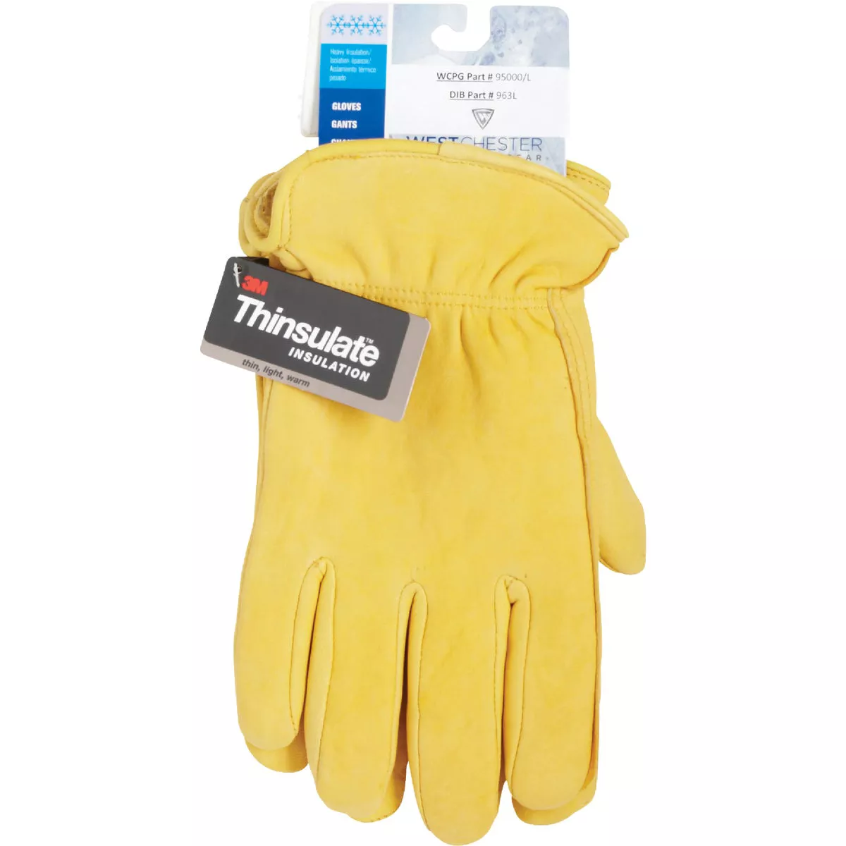 Boss Arctik Men's Medium Deerskin Leather Premium Winter Work Glove - photo 2