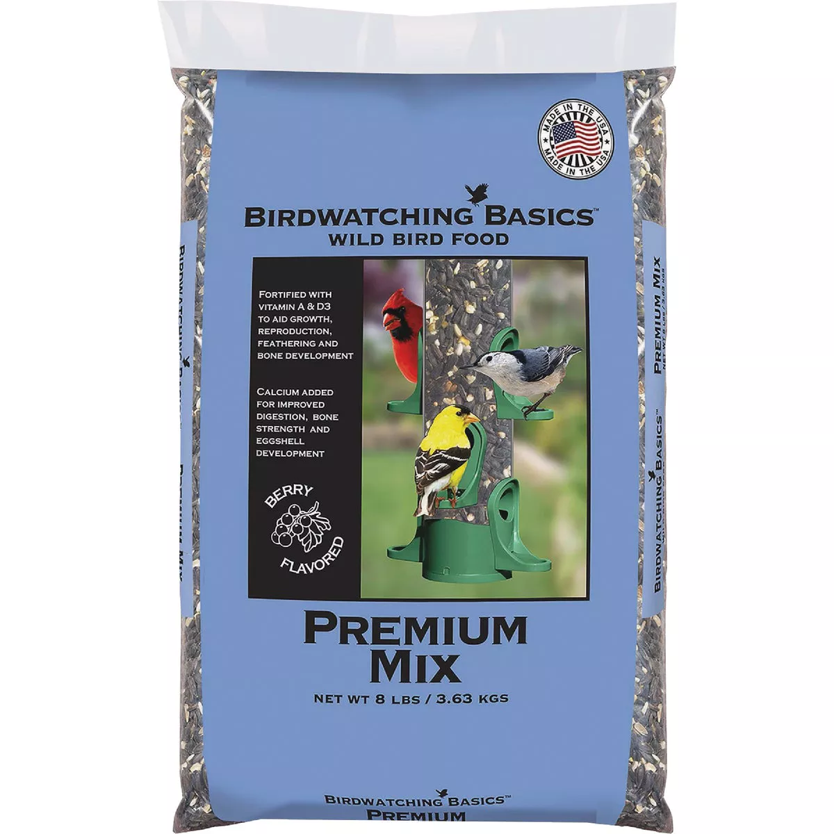 Birdwatching Basics 8 Lb. Premium Blend Wild Bird Food