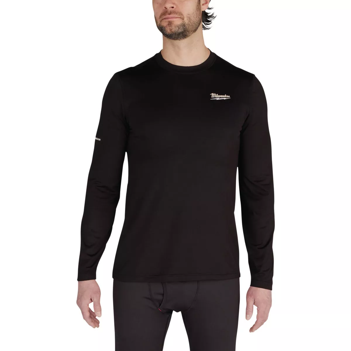 Milwaukee Workskin 2XL Black Long Sleeve Men's Base Layer Shirt
