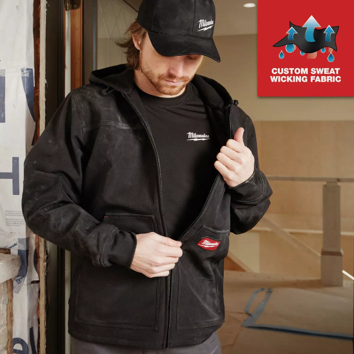 Milwaukee Workskin 2XL Black Long Sleeve Men's Base Layer Shirt - photo 4