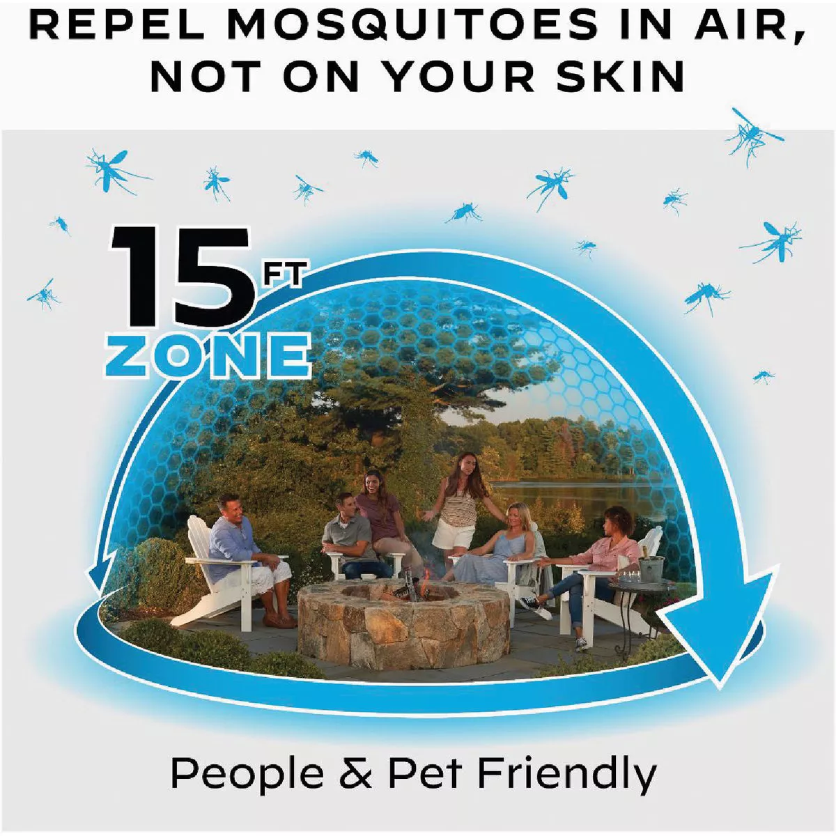 Thermacell Patio Shield 12 Hr. Glacial Blue Mosquito Repeller - photo 3