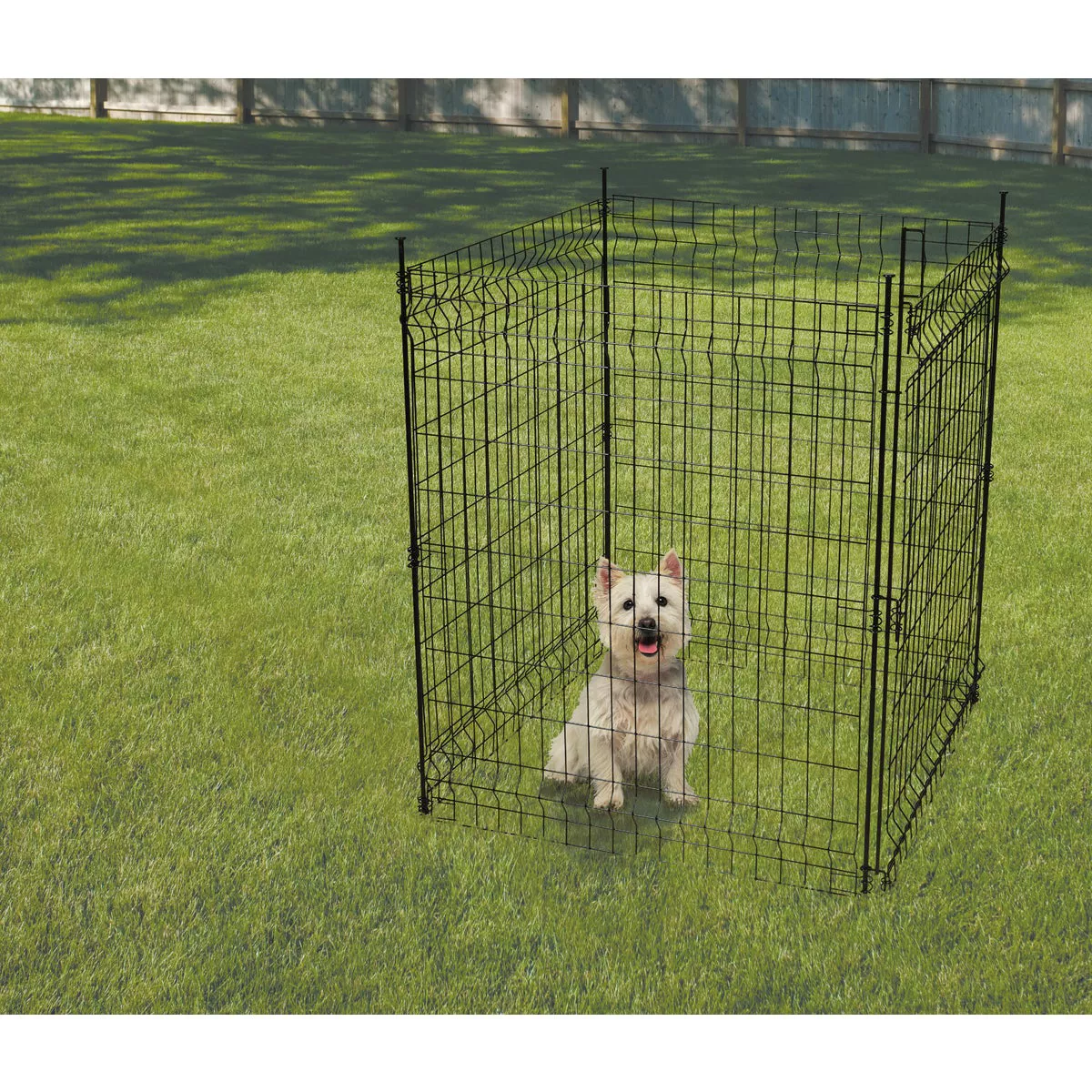 Best Garden 36 In. W. x 44 In. H. Black Powder-Coated Steel Multi Purpose Fence Panel - photo 2