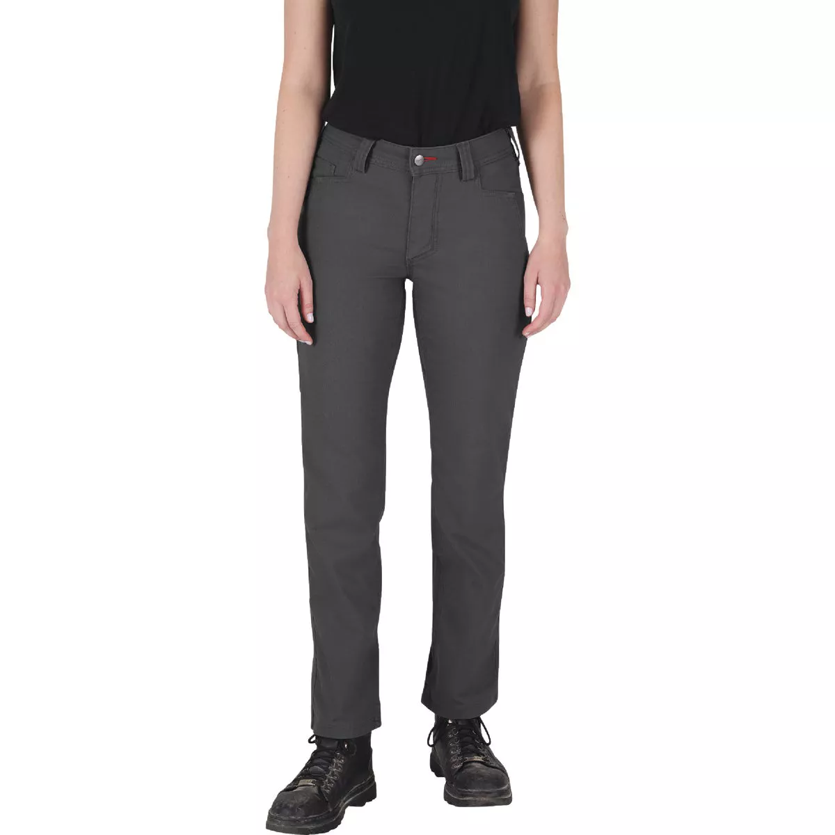 Milwaukee Women's 6 Regular Gray Work Pants