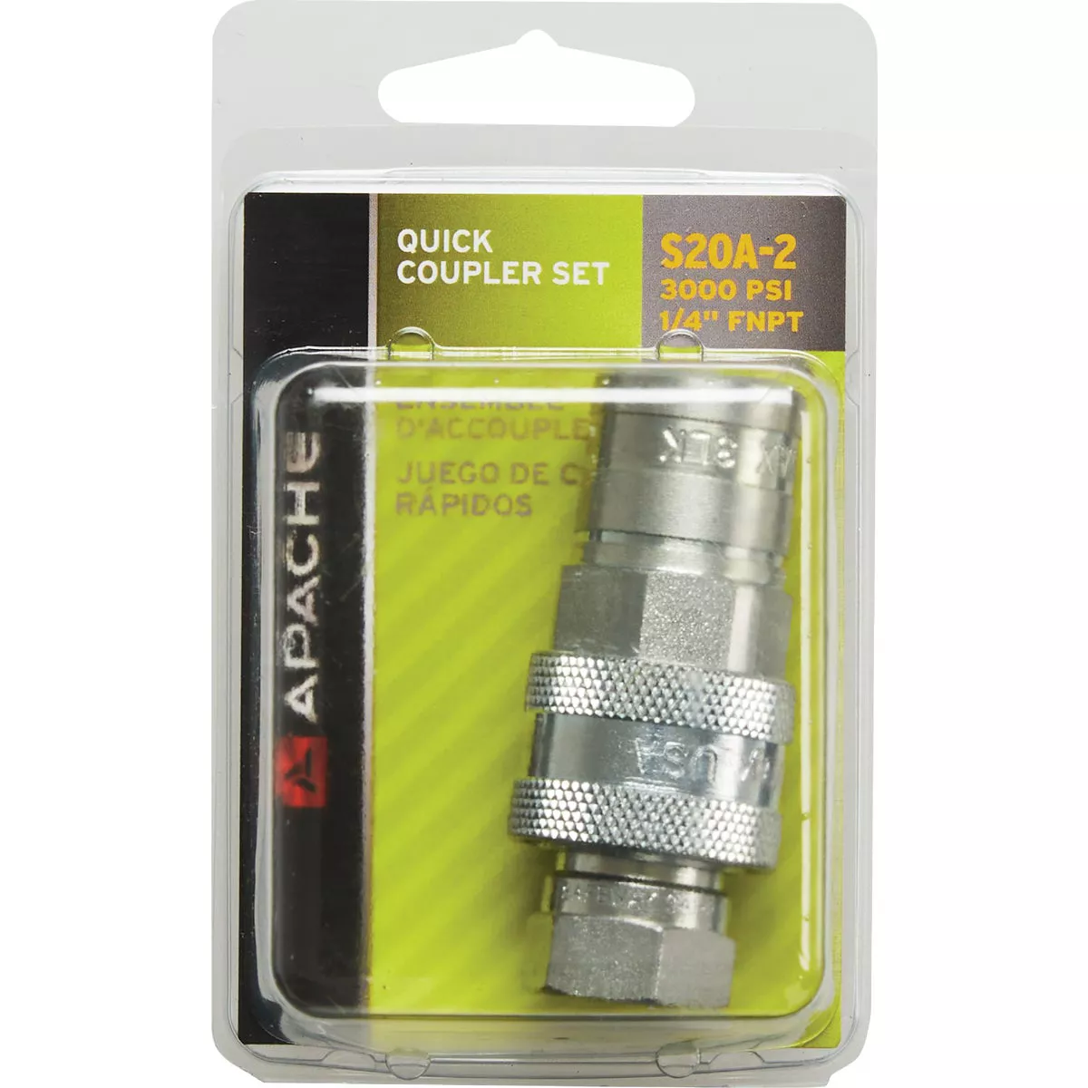 Apache 1/4 In. FNPT Body Coupler Set (Ball) - photo 2
