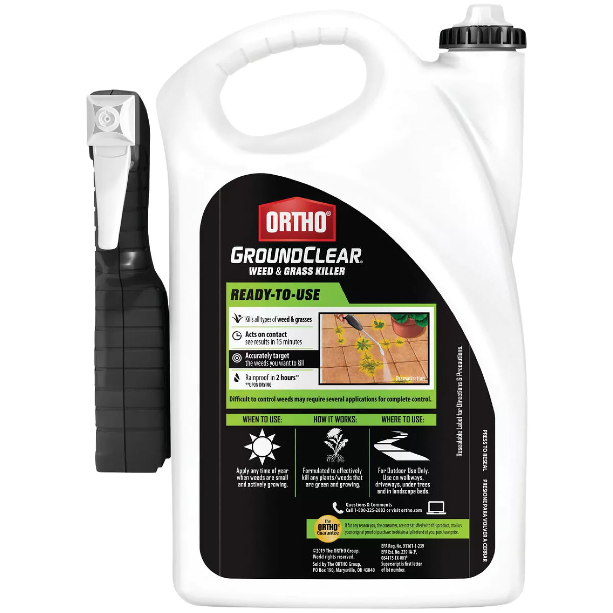 Ortho GroundClear 1 Gal. Ready-To-Use Trigger Spray Weed & Grass Killer - photo 2