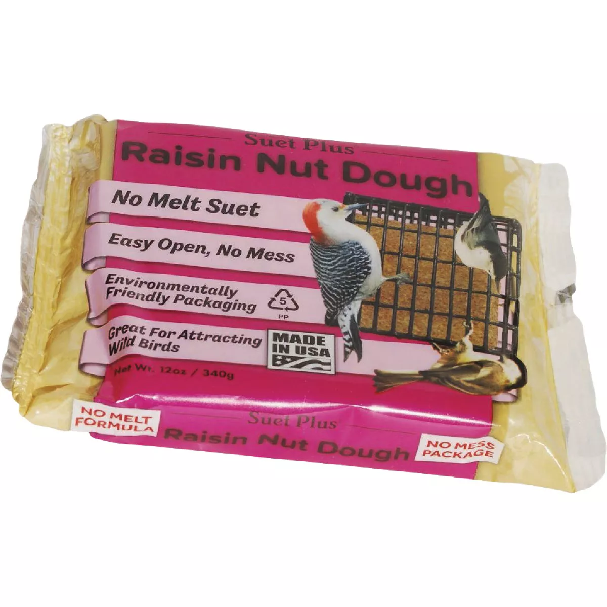 Suet Plus 12 Oz. Raisin Nut Suet Dough