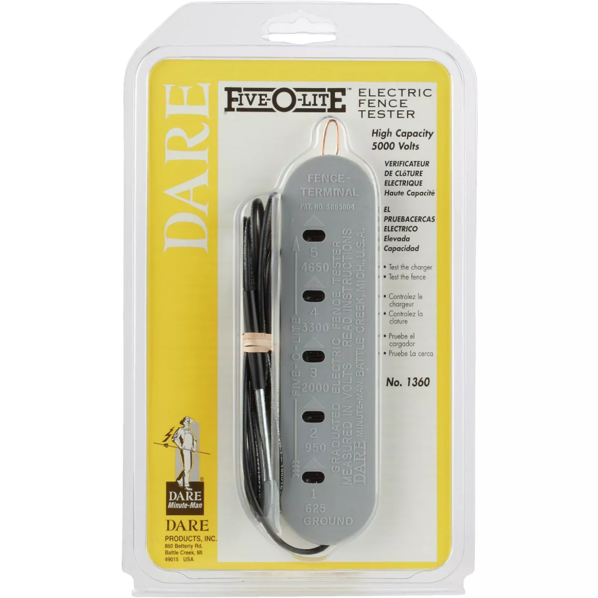 Dare Five-O-Lite 6-1/2 In. x 1-3/4 In. Electric Fence Tester - photo 2