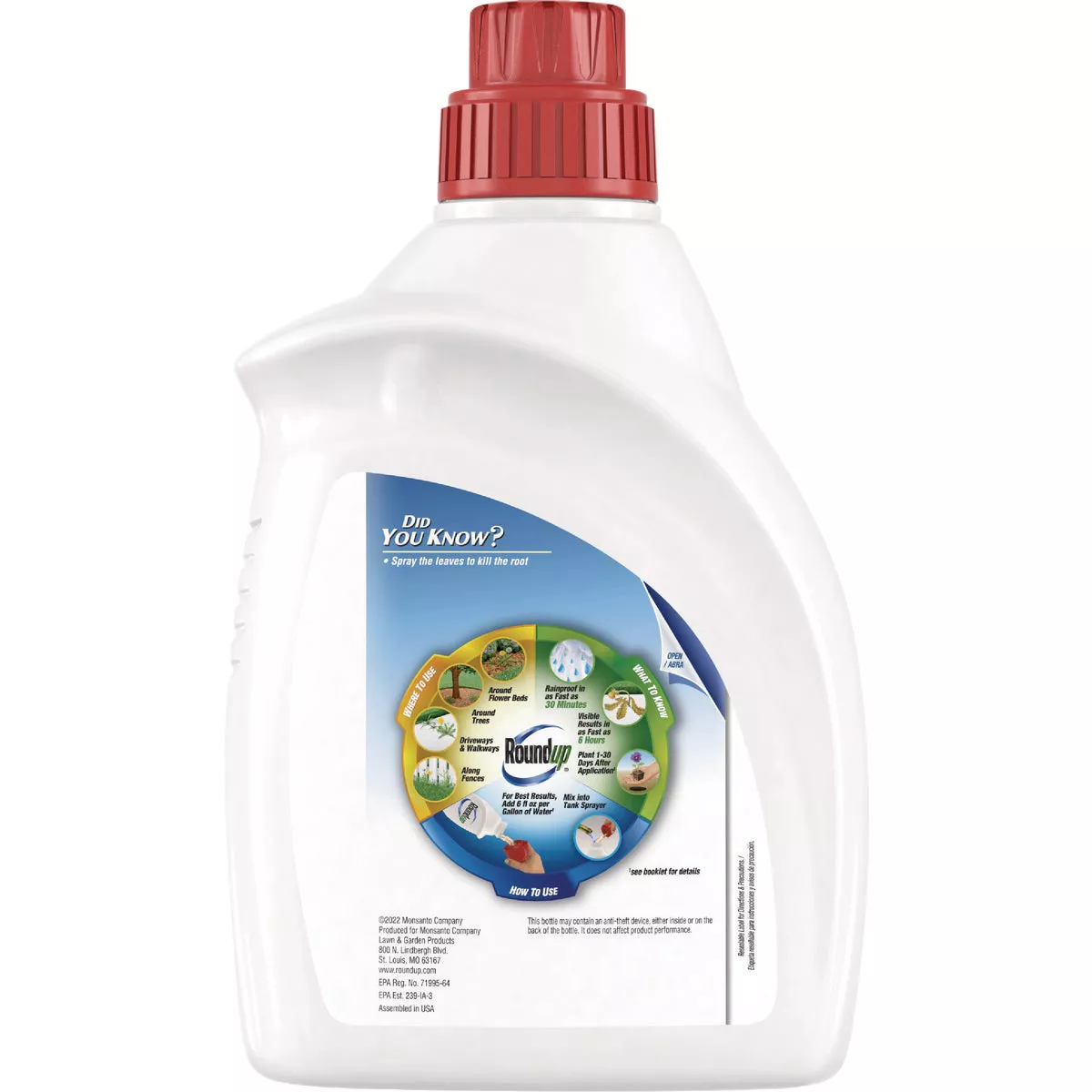 Roundup 1/2 Gal. Exclusive Formula Concentrate Weed & Grass Killer - photo 2