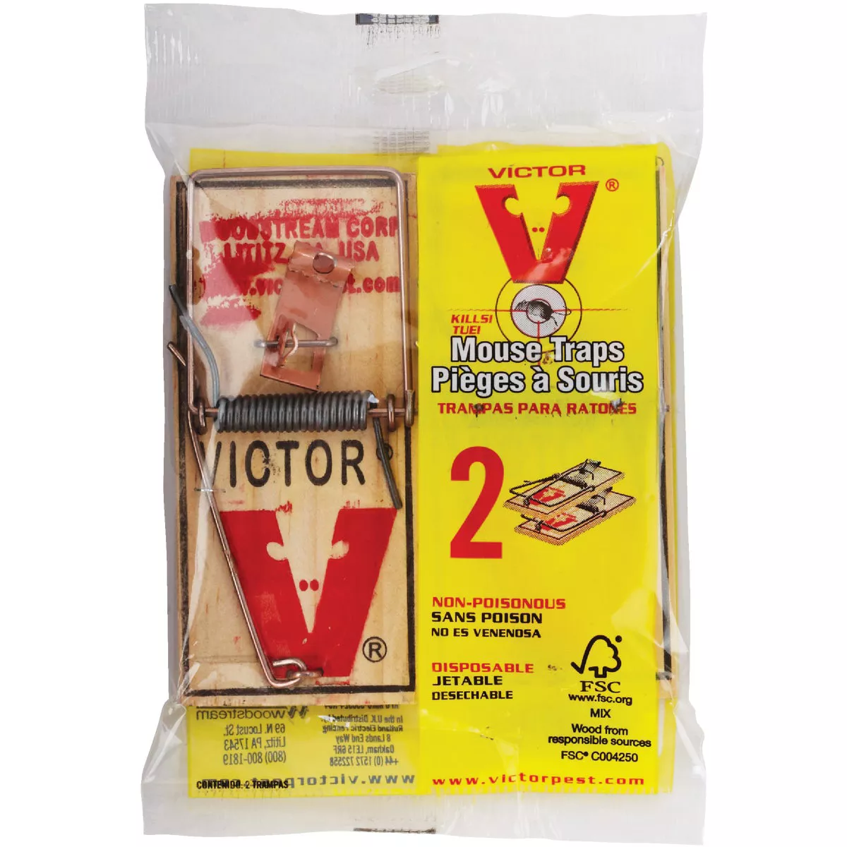 Victor Mechanical Metal Pedal Mouse Trap (2-Pack) - photo 2