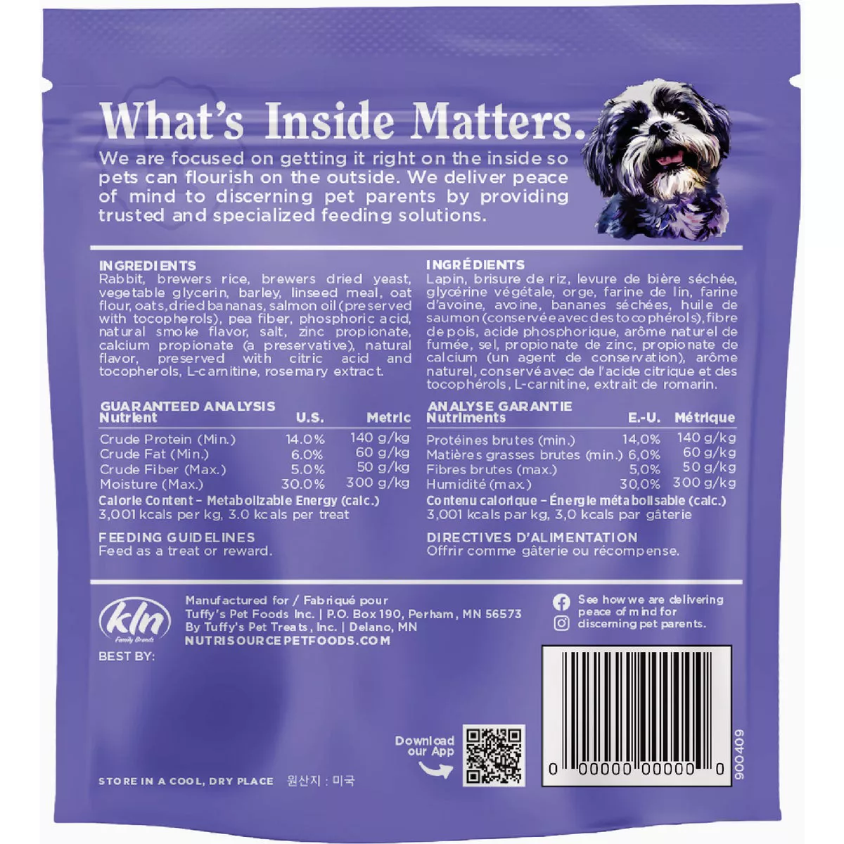 NutriSource Little Bites 6 Oz. Rabbit Dog Treat - photo 2