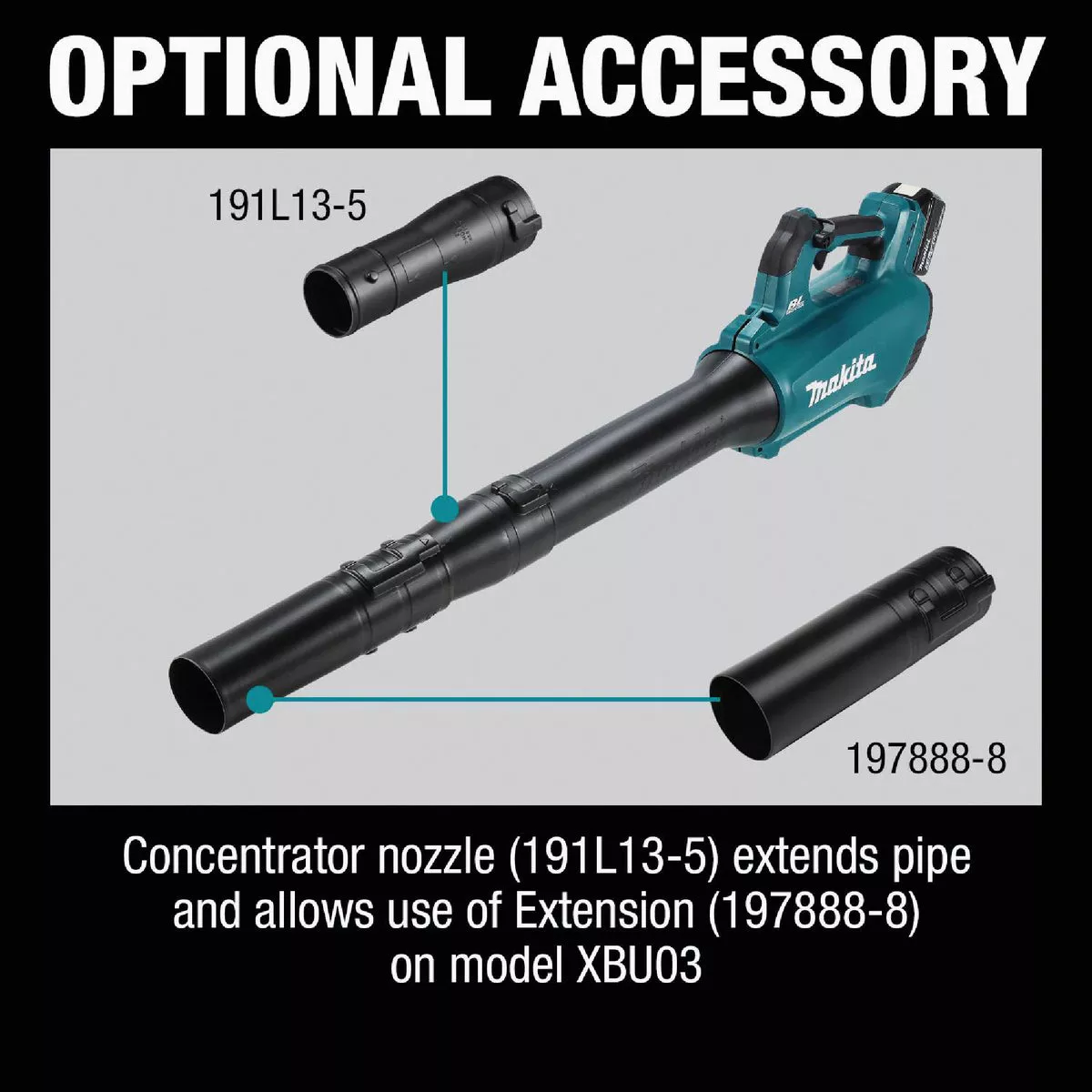 Makita 116 MPH 459 CFM 18V LXT Lithium-Ion Brushless Cordless Blower Kit - photo 15