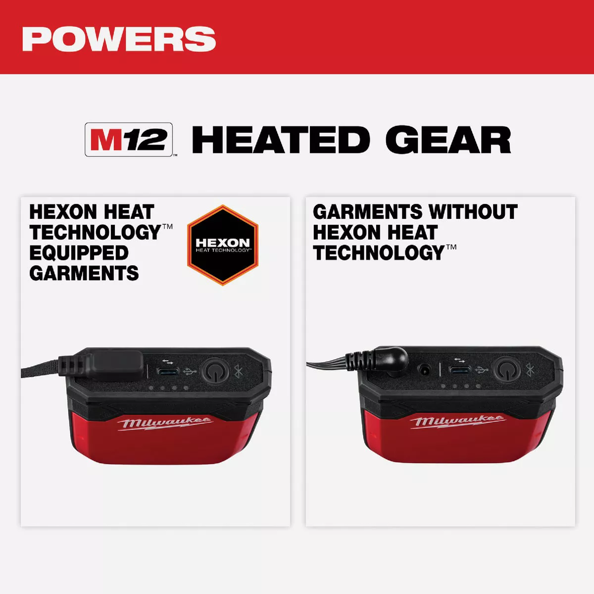 Milwaukee M12 12V Heated Gear Power Source with App Control - photo 2